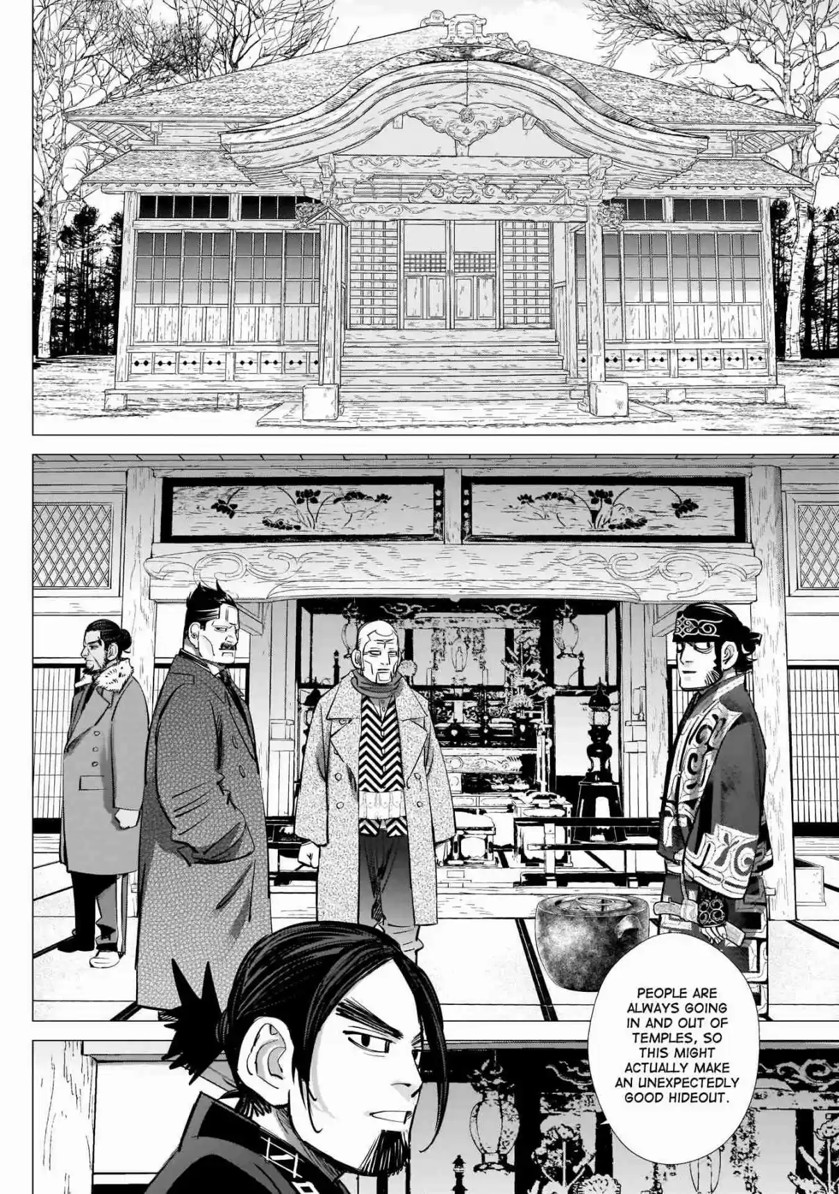 Golden Kamuy Ch. 223 Nikaidou Cheers Up