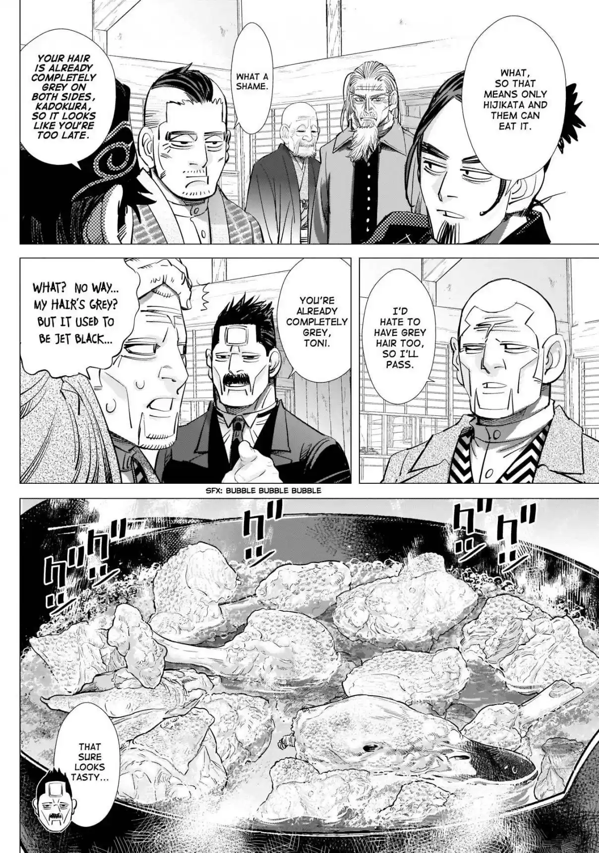 Golden Kamuy Ch. 223 Nikaidou Cheers Up