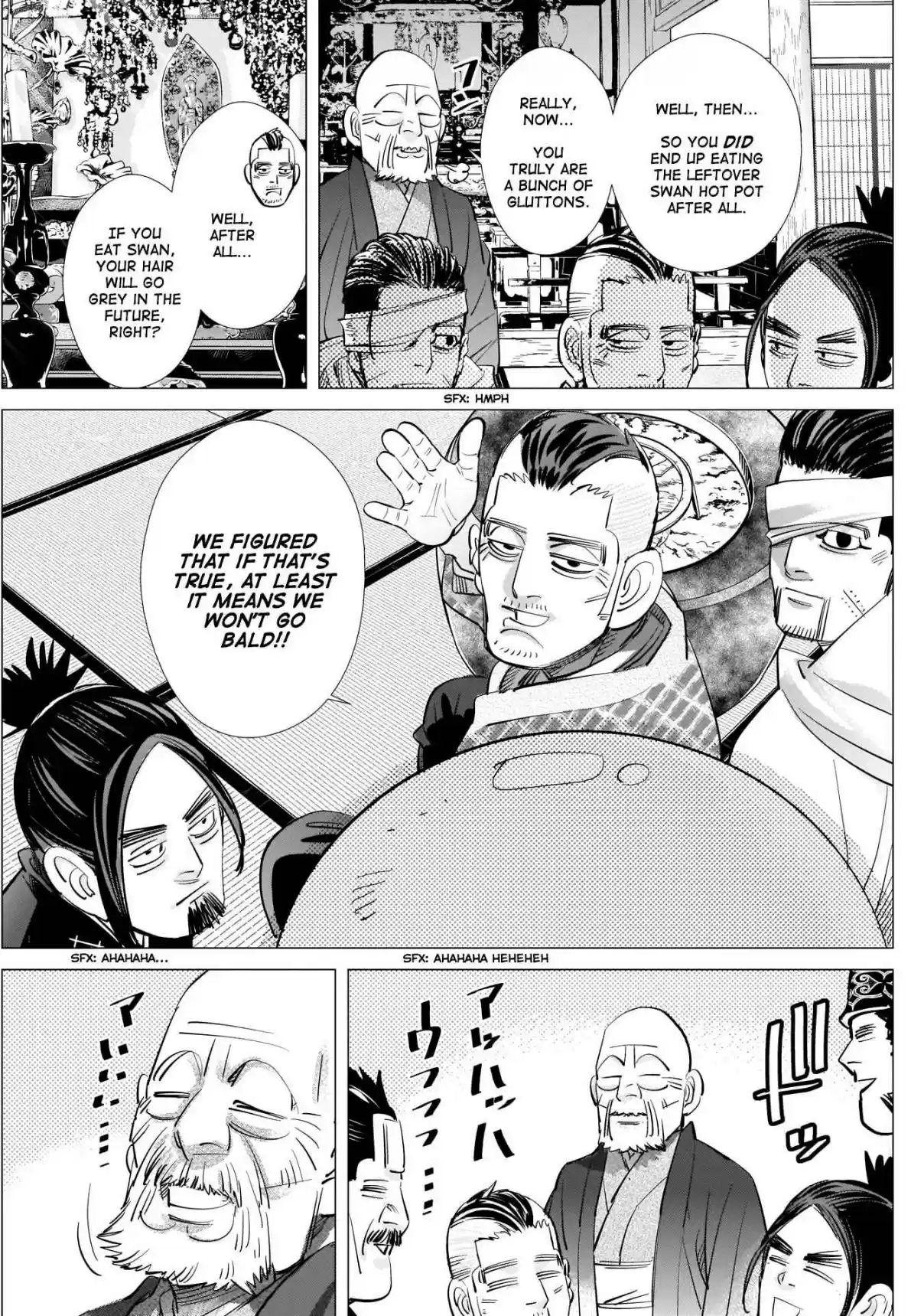 Golden Kamuy Ch. 223 Nikaidou Cheers Up