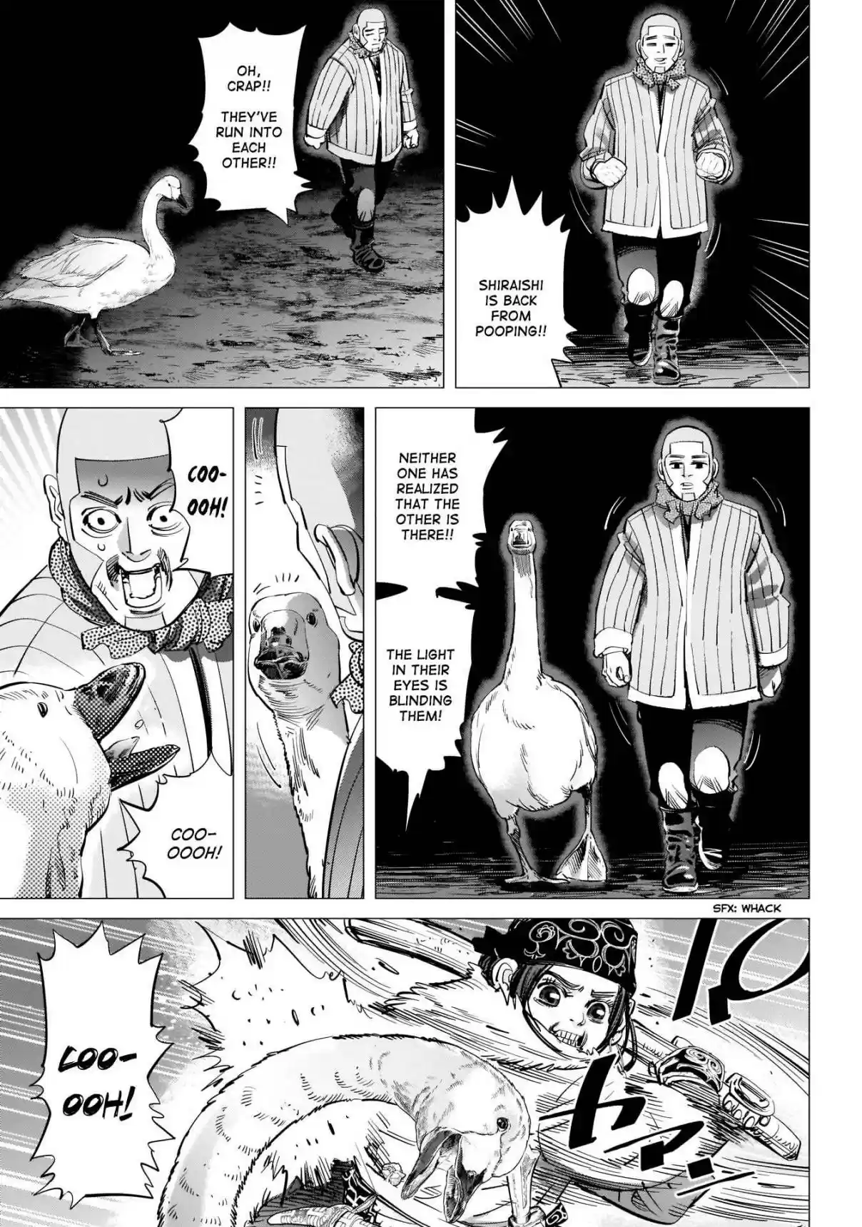 Golden Kamuy Ch. 224 On the Shores of Lake Shikotsu