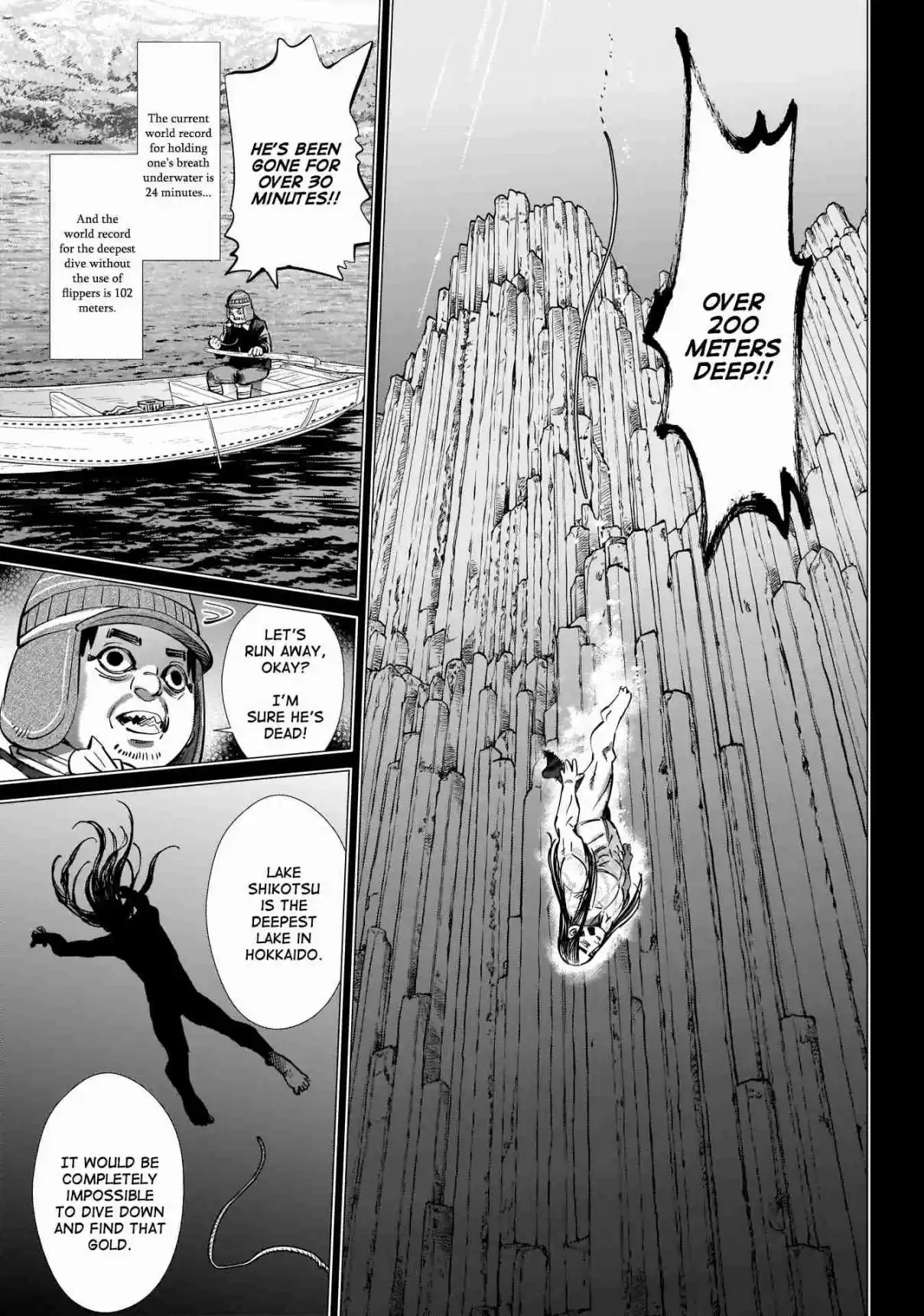 Golden Kamuy Ch. 224 On the Shores of Lake Shikotsu