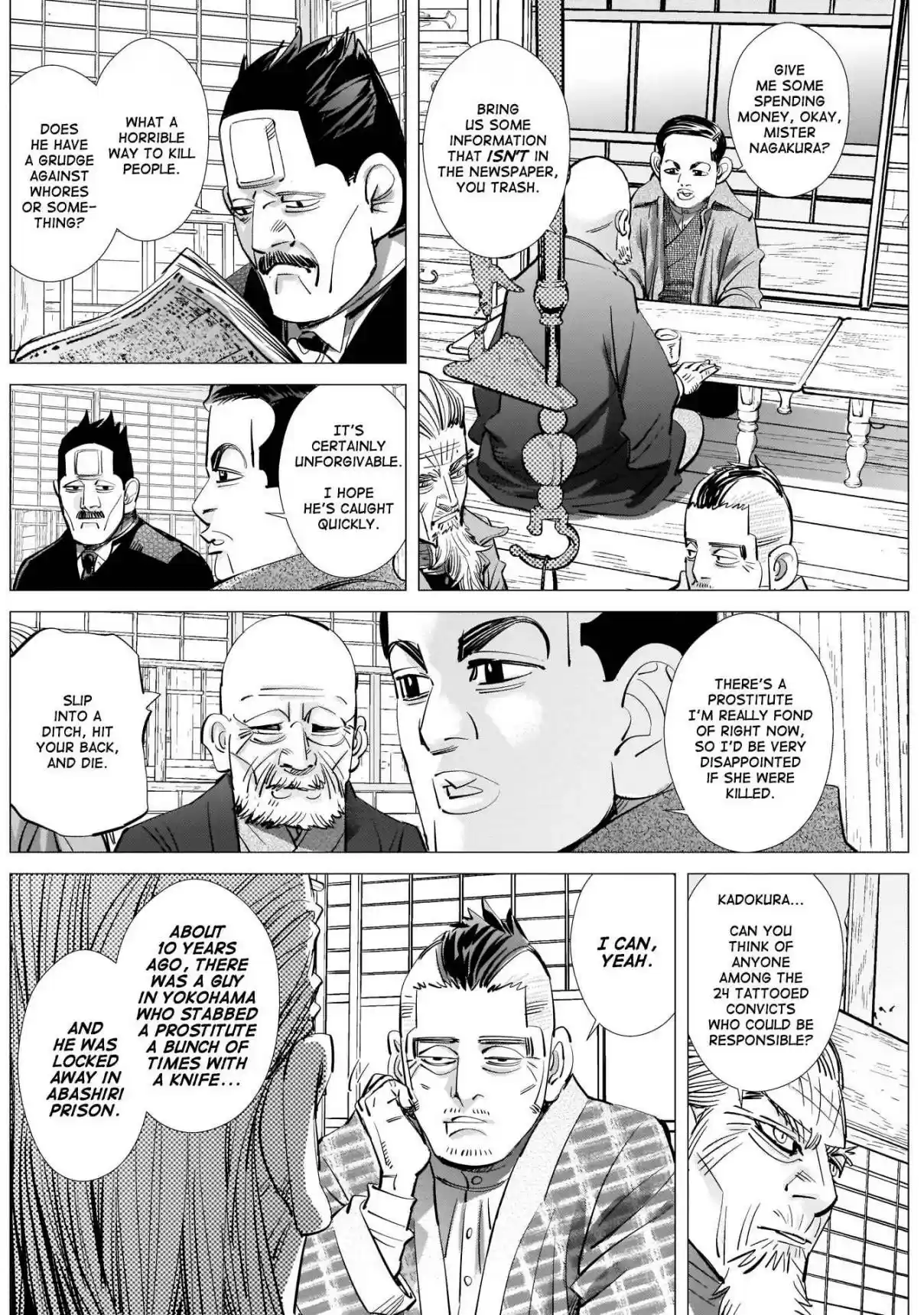 Golden Kamuy Ch. 225 Slums