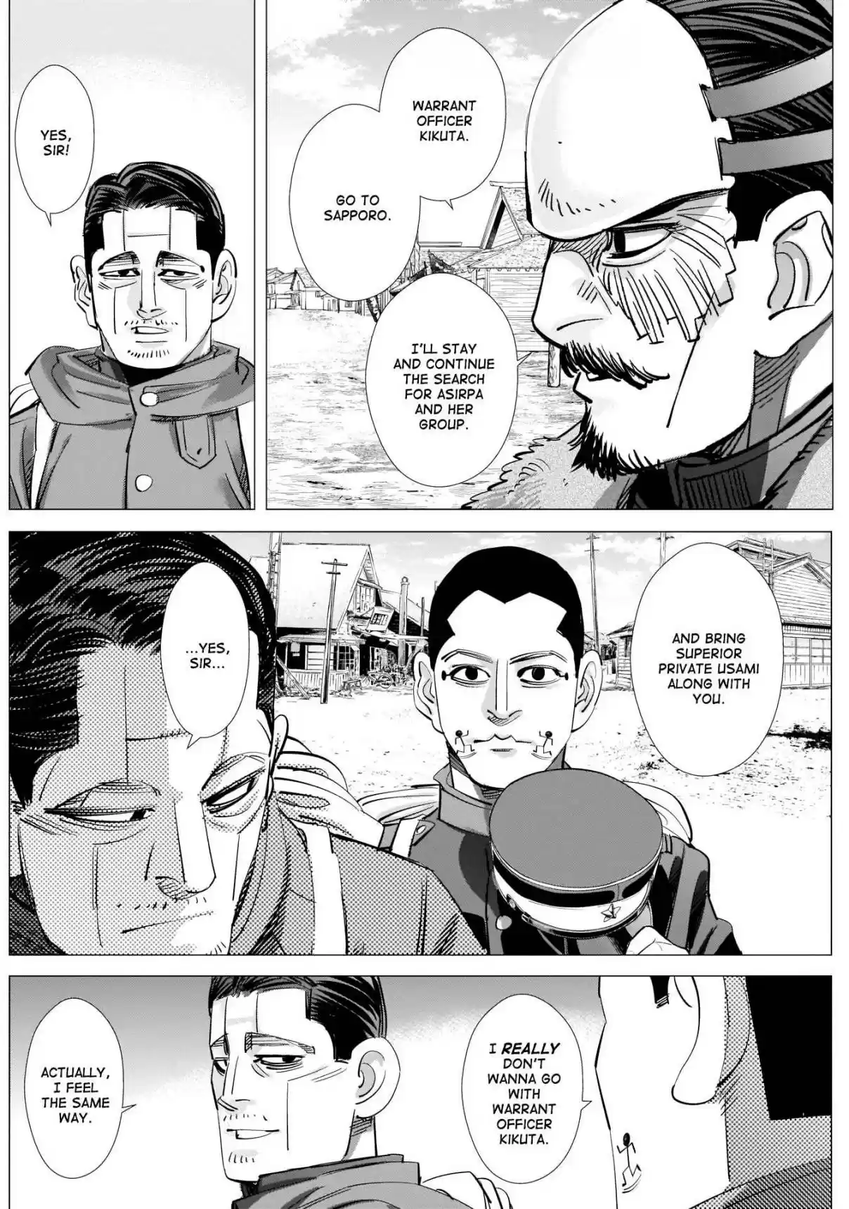 Golden Kamuy Ch. 225 Slums
