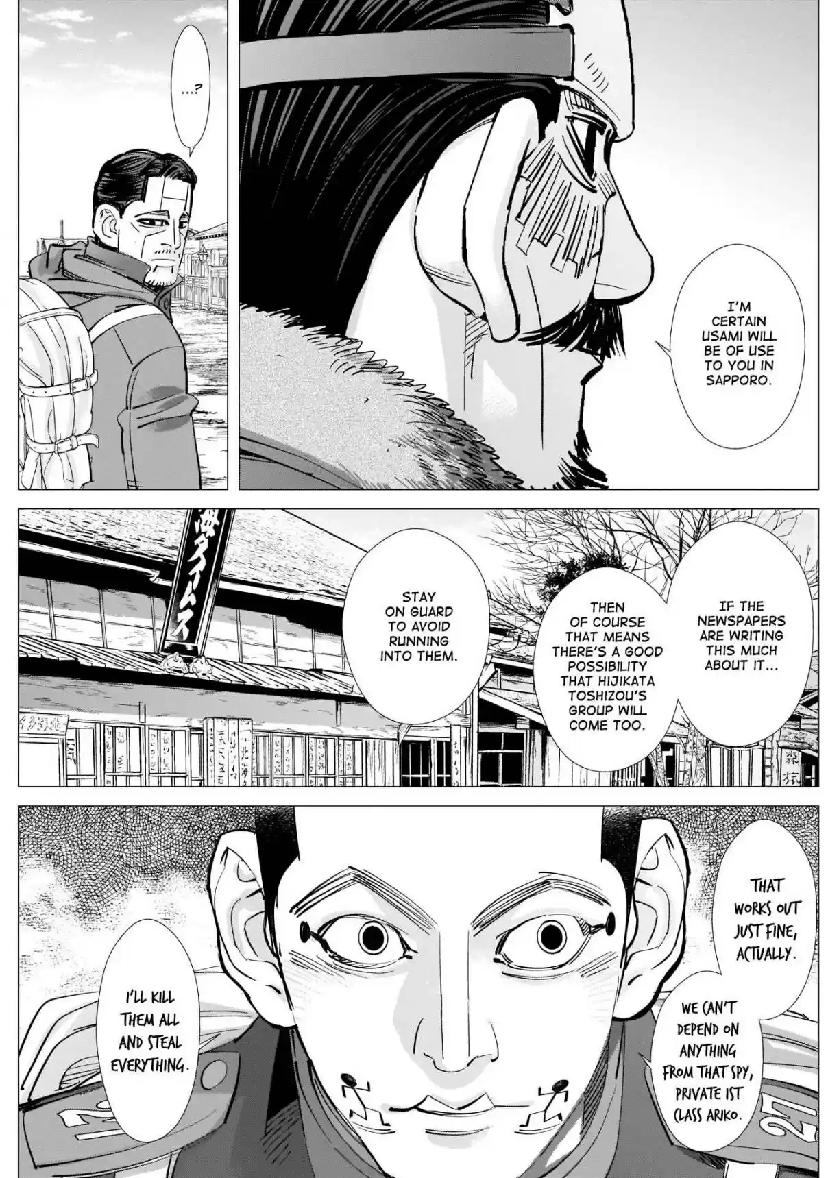 Golden Kamuy Ch. 225 Slums