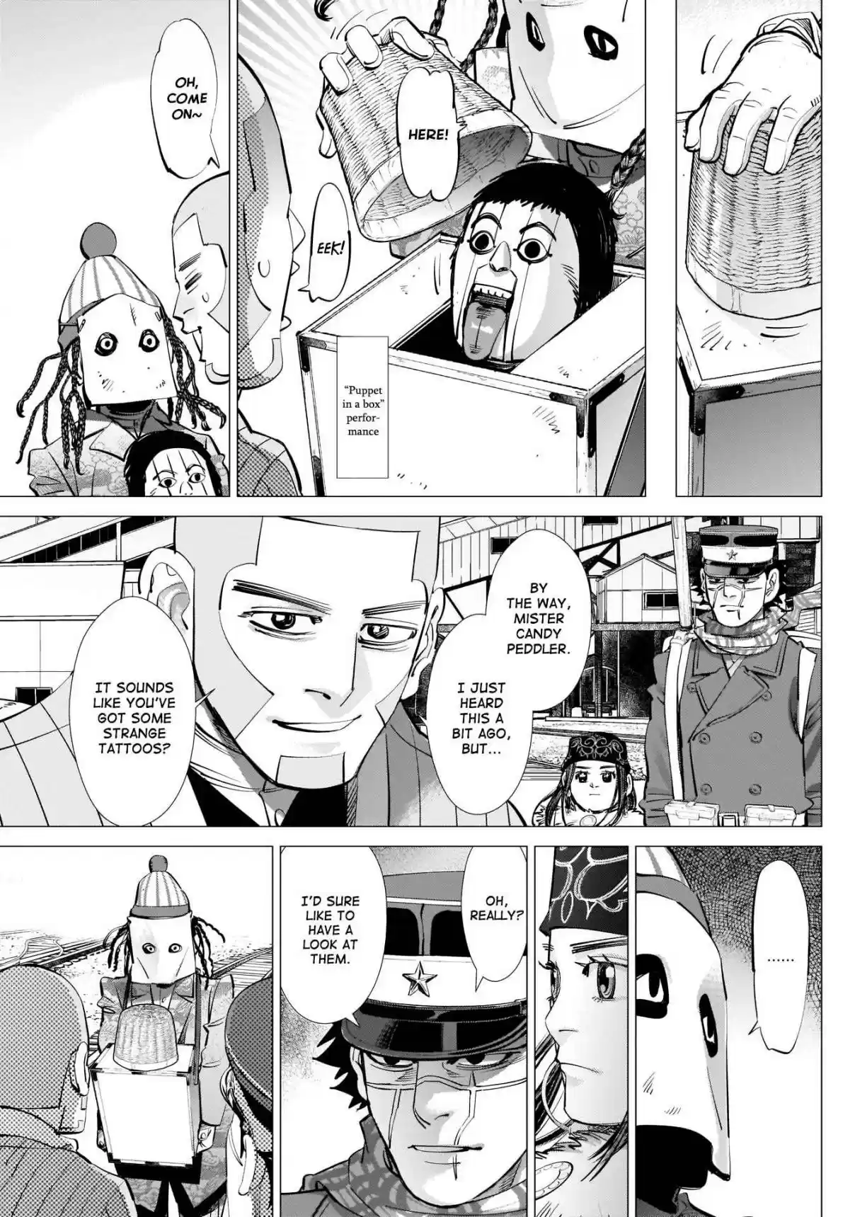 Golden Kamuy Ch. 233 Candy Peddler
