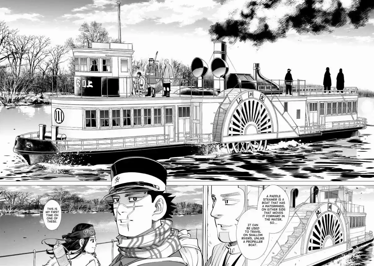 Golden Kamuy Ch. 234 Steamboat
