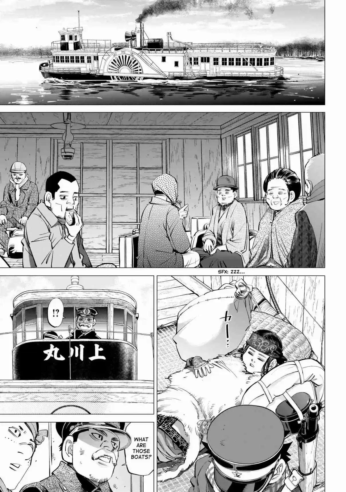 Golden Kamuy Ch. 234 Steamboat