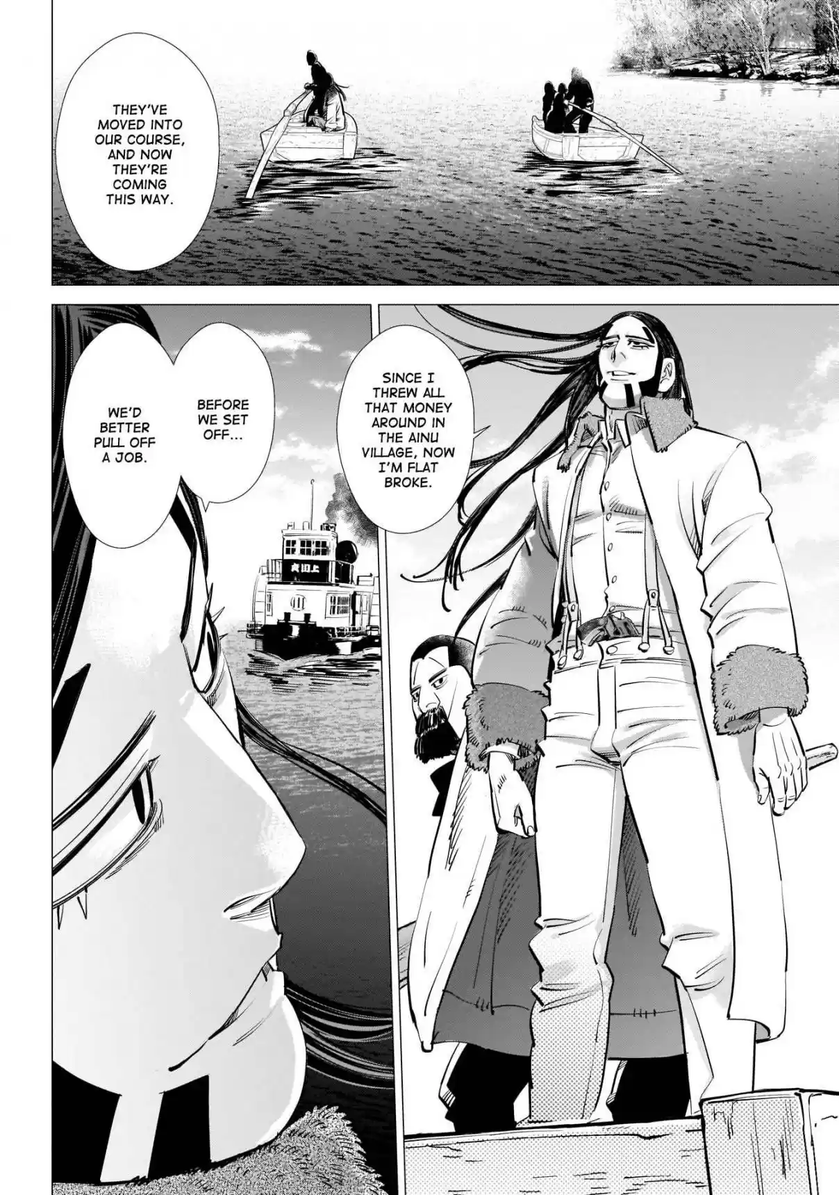 Golden Kamuy Ch. 234 Steamboat