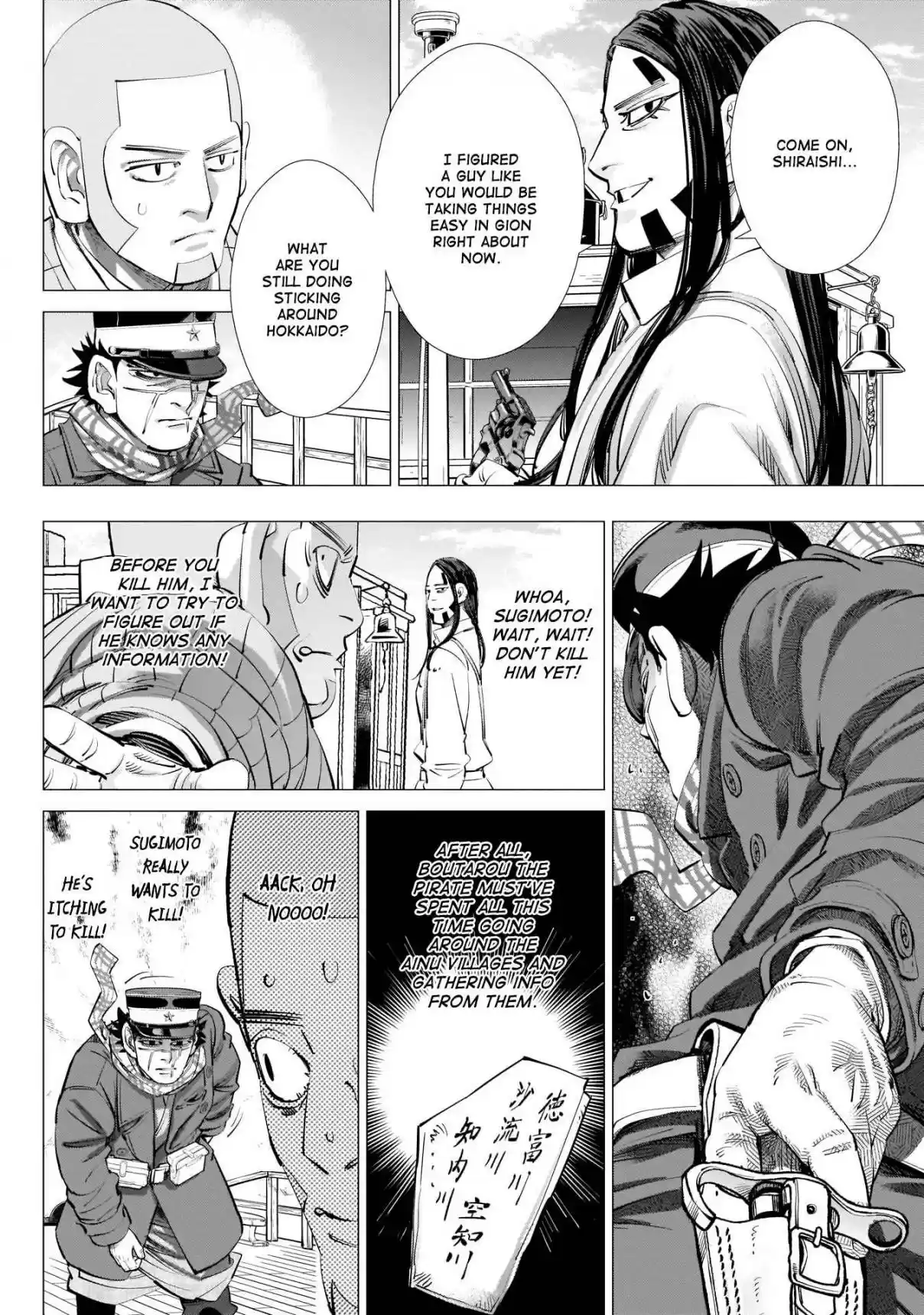 Golden Kamuy Ch. 235 The Postman From Hell