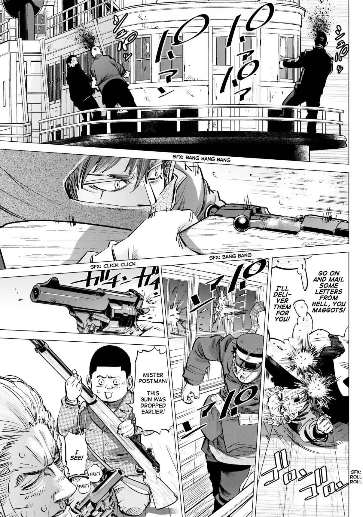 Golden Kamuy Ch. 235 The Postman From Hell