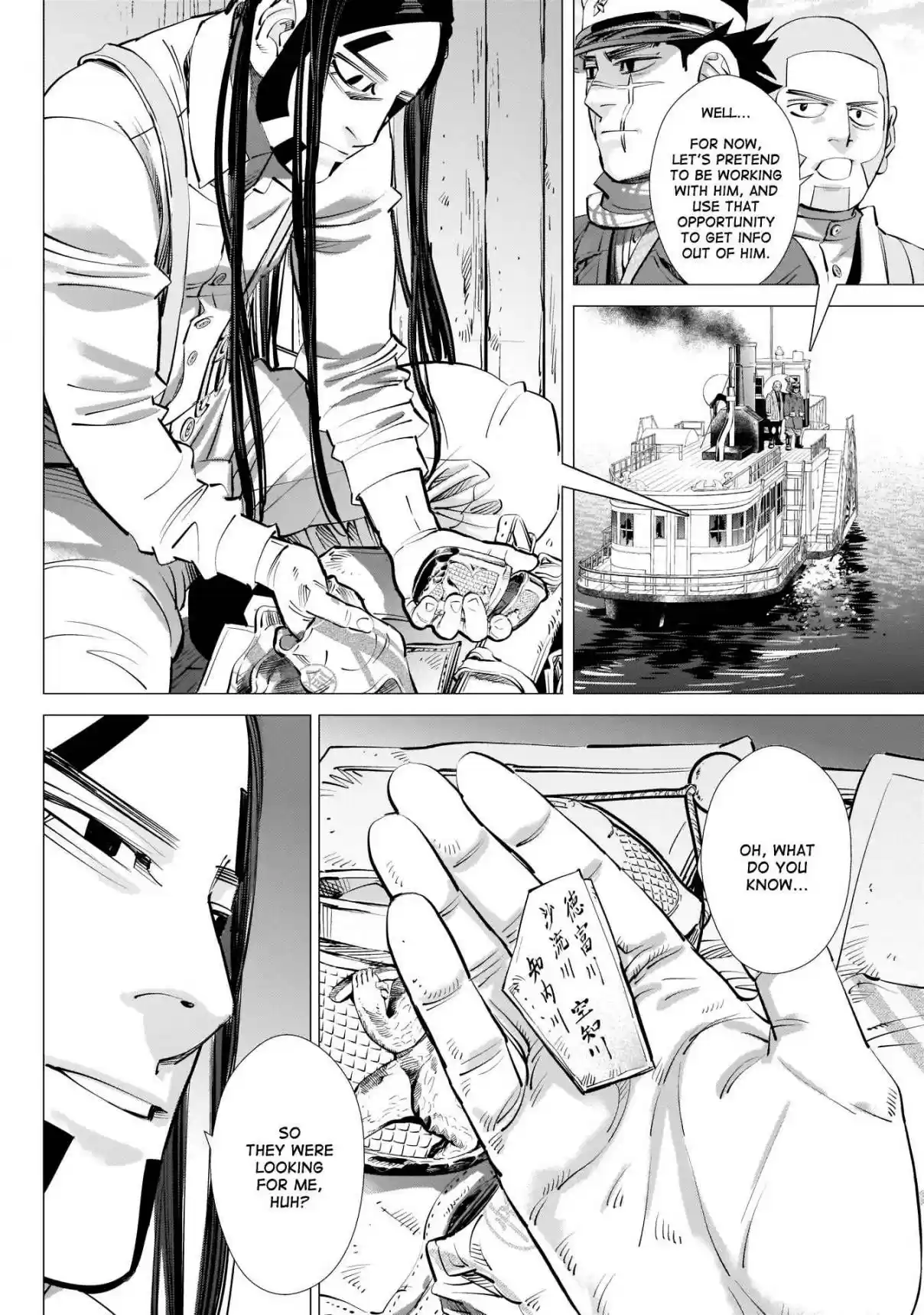 Golden Kamuy Ch. 237 Underwater Breath Holding Contest