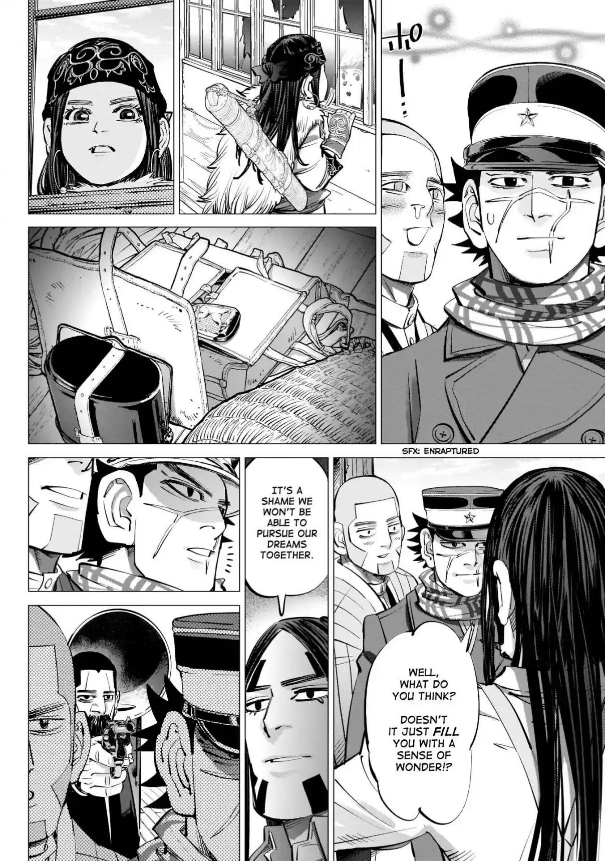 Golden Kamuy Ch. 237 Underwater Breath Holding Contest