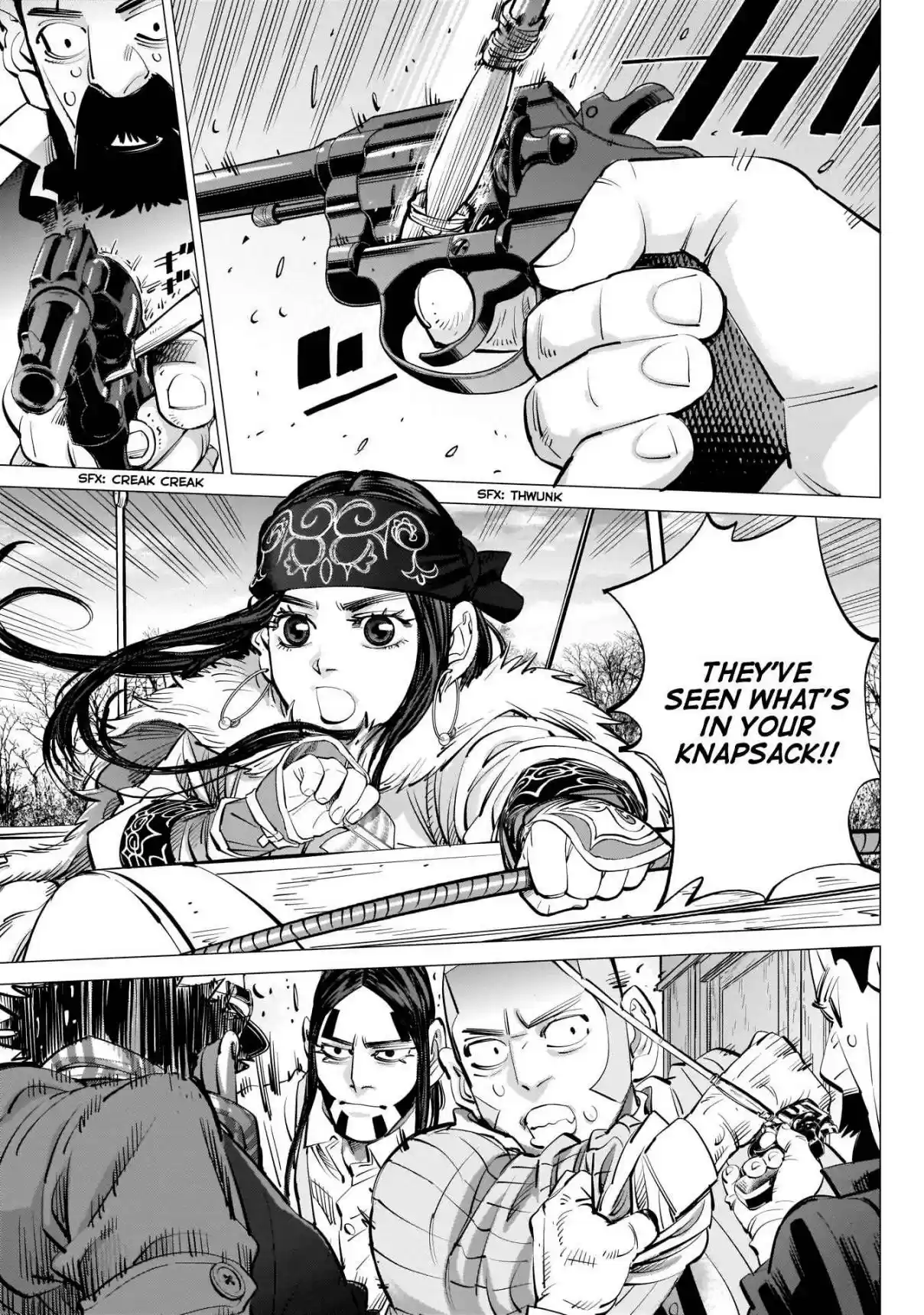 Golden Kamuy Ch. 237 Underwater Breath Holding Contest