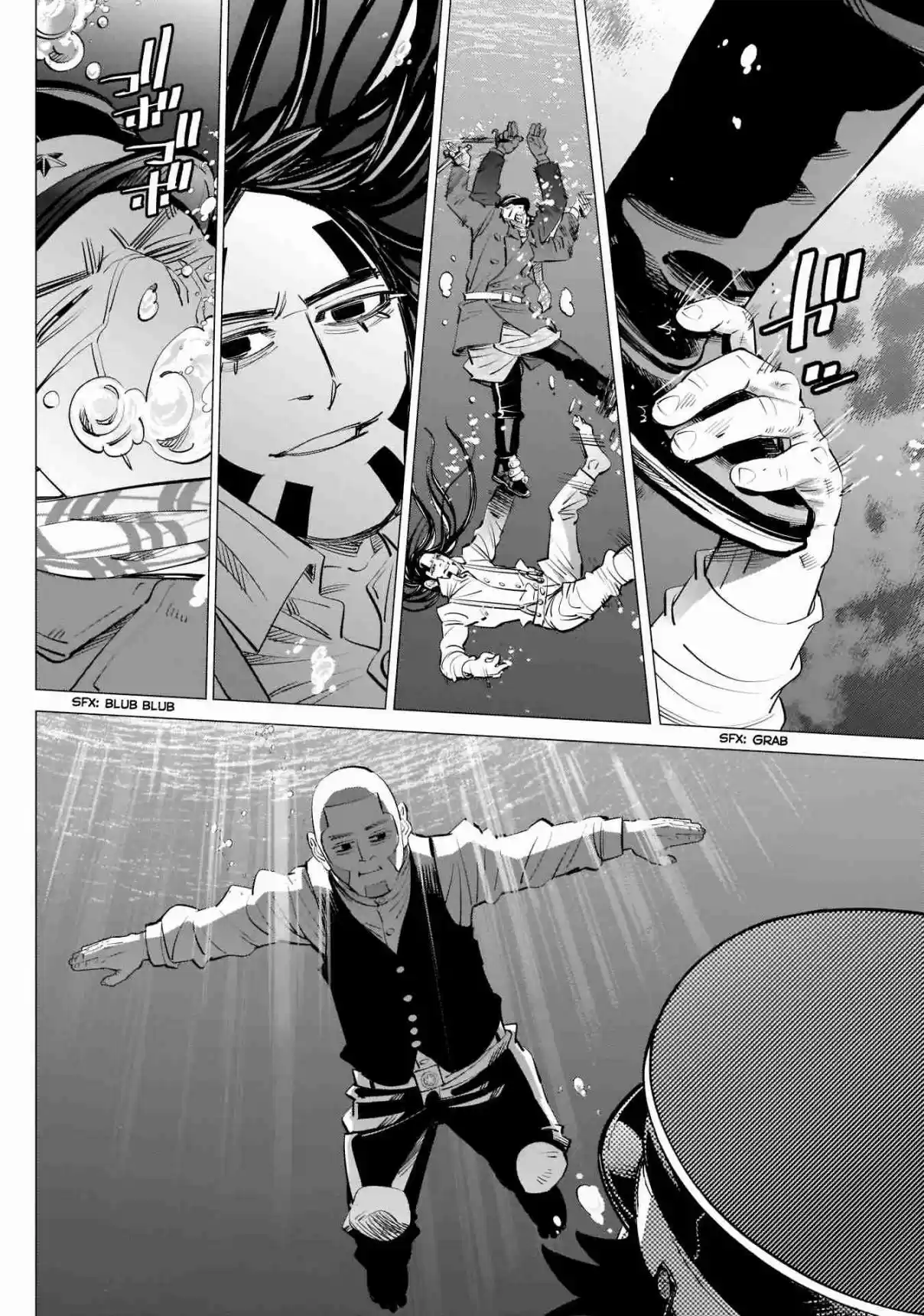 Golden Kamuy Ch. 237 Underwater Breath Holding Contest