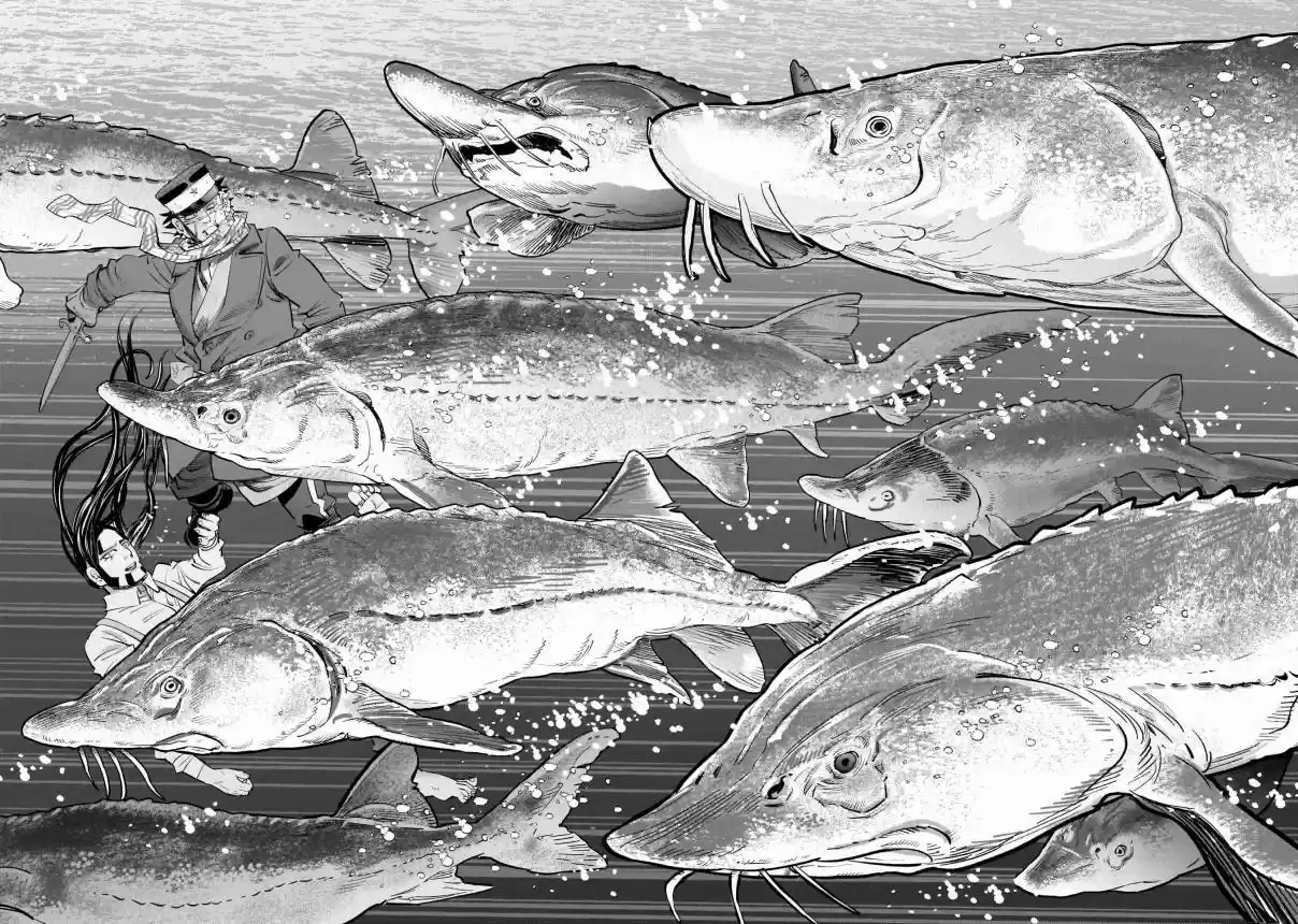 Golden Kamuy Ch. 237 Underwater Breath Holding Contest