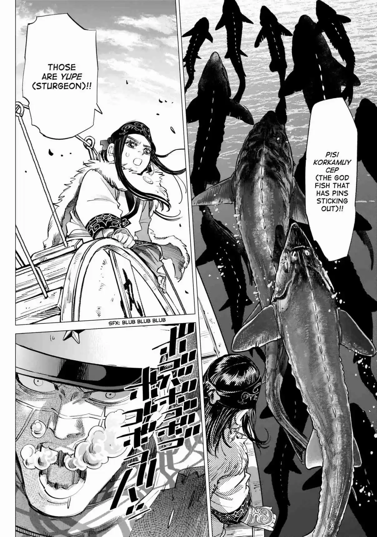 Golden Kamuy Ch. 237 Underwater Breath Holding Contest