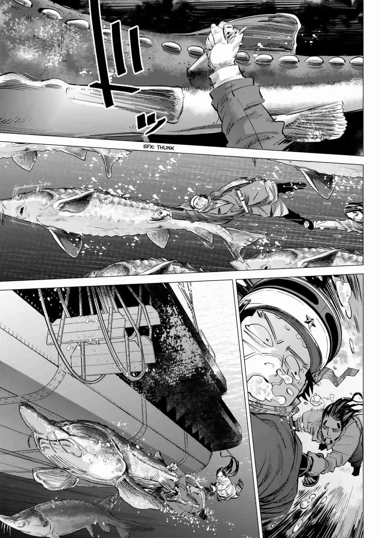 Golden Kamuy Ch. 237 Underwater Breath Holding Contest