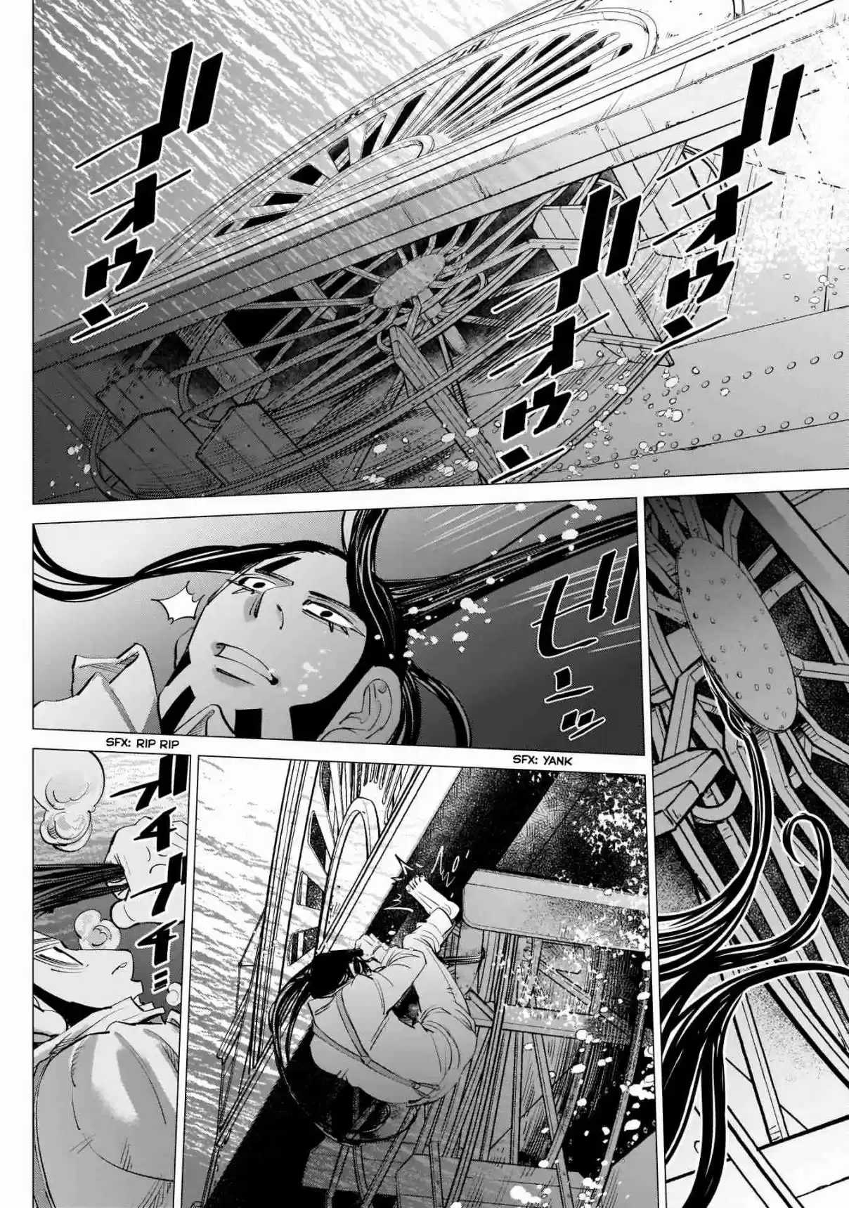 Golden Kamuy Ch. 237 Underwater Breath Holding Contest