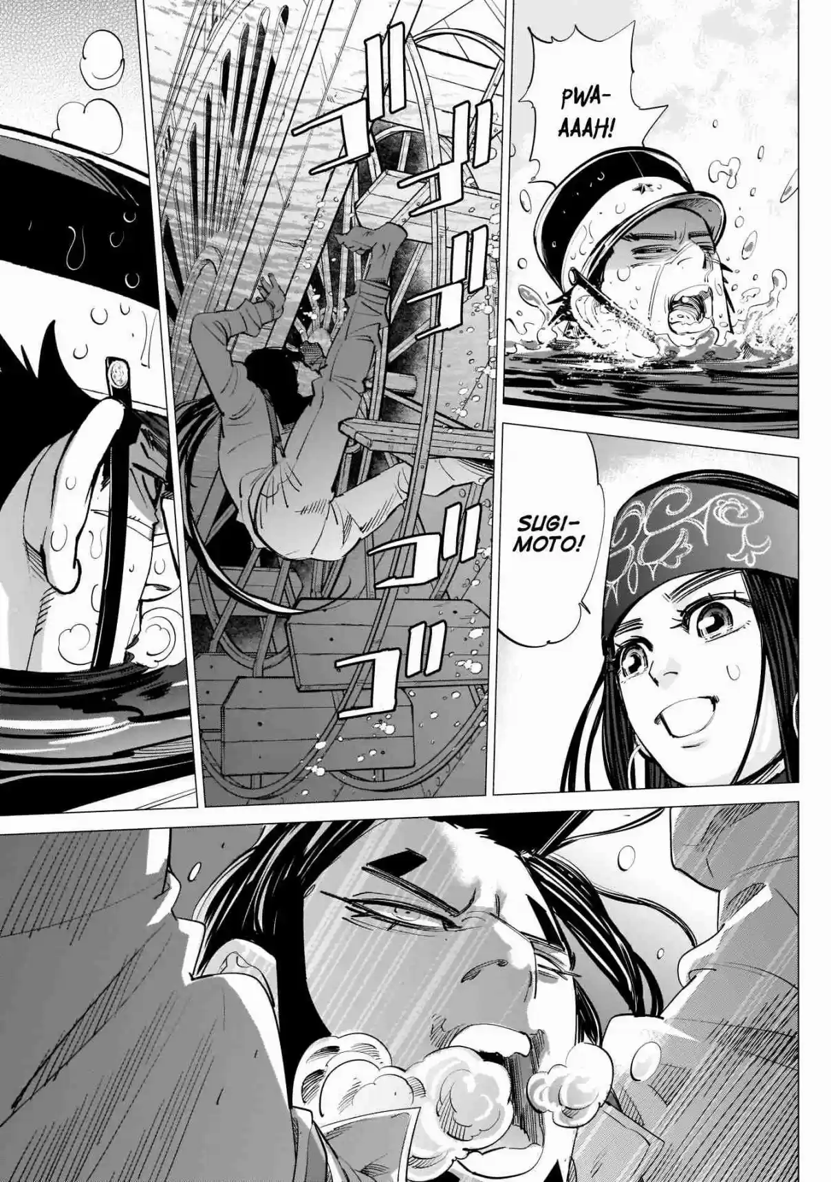 Golden Kamuy Ch. 237 Underwater Breath Holding Contest