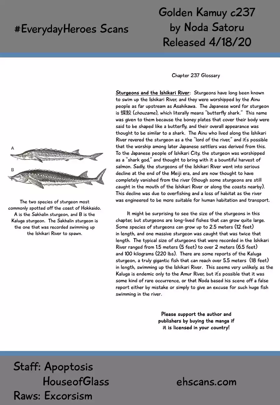 Golden Kamuy Ch. 237 Underwater Breath Holding Contest