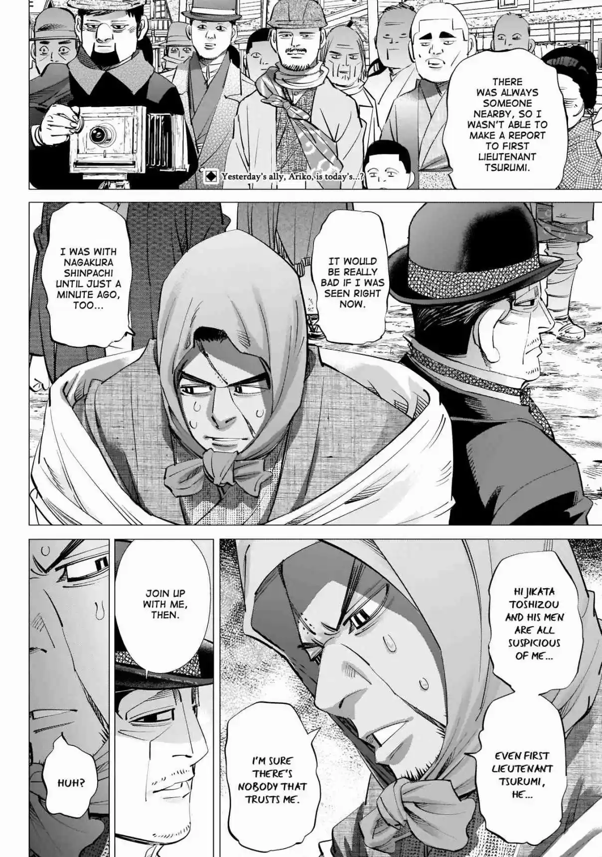 Golden Kamuy Ch. 240 Warrant Officer Kikuta