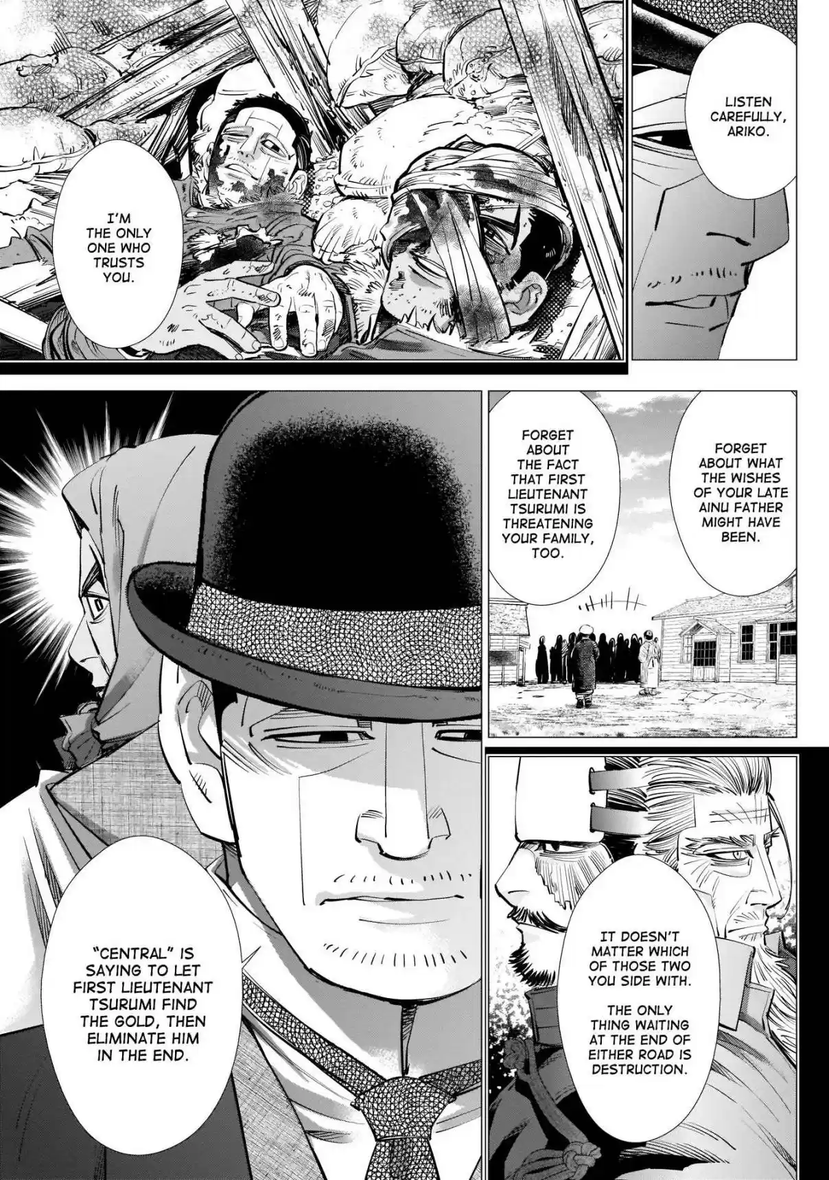 Golden Kamuy Ch. 240 Warrant Officer Kikuta