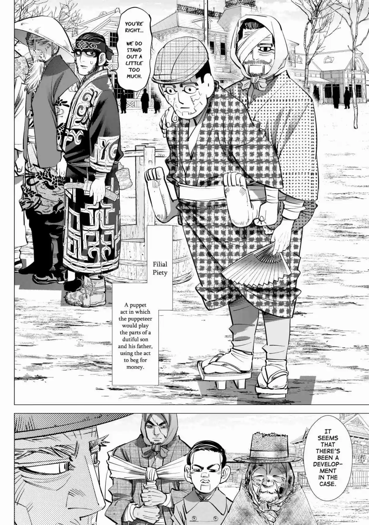 Golden Kamuy Ch. 240 Warrant Officer Kikuta