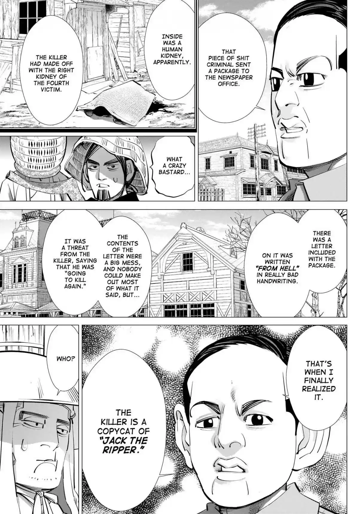 Golden Kamuy Ch. 240 Warrant Officer Kikuta