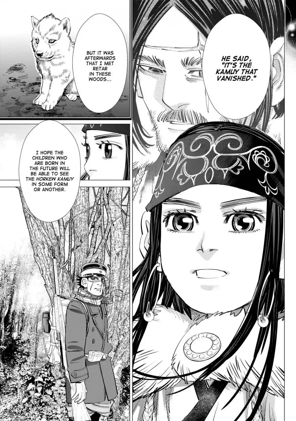 Golden Kamuy Ch. 241 The Kamuy That Vanished