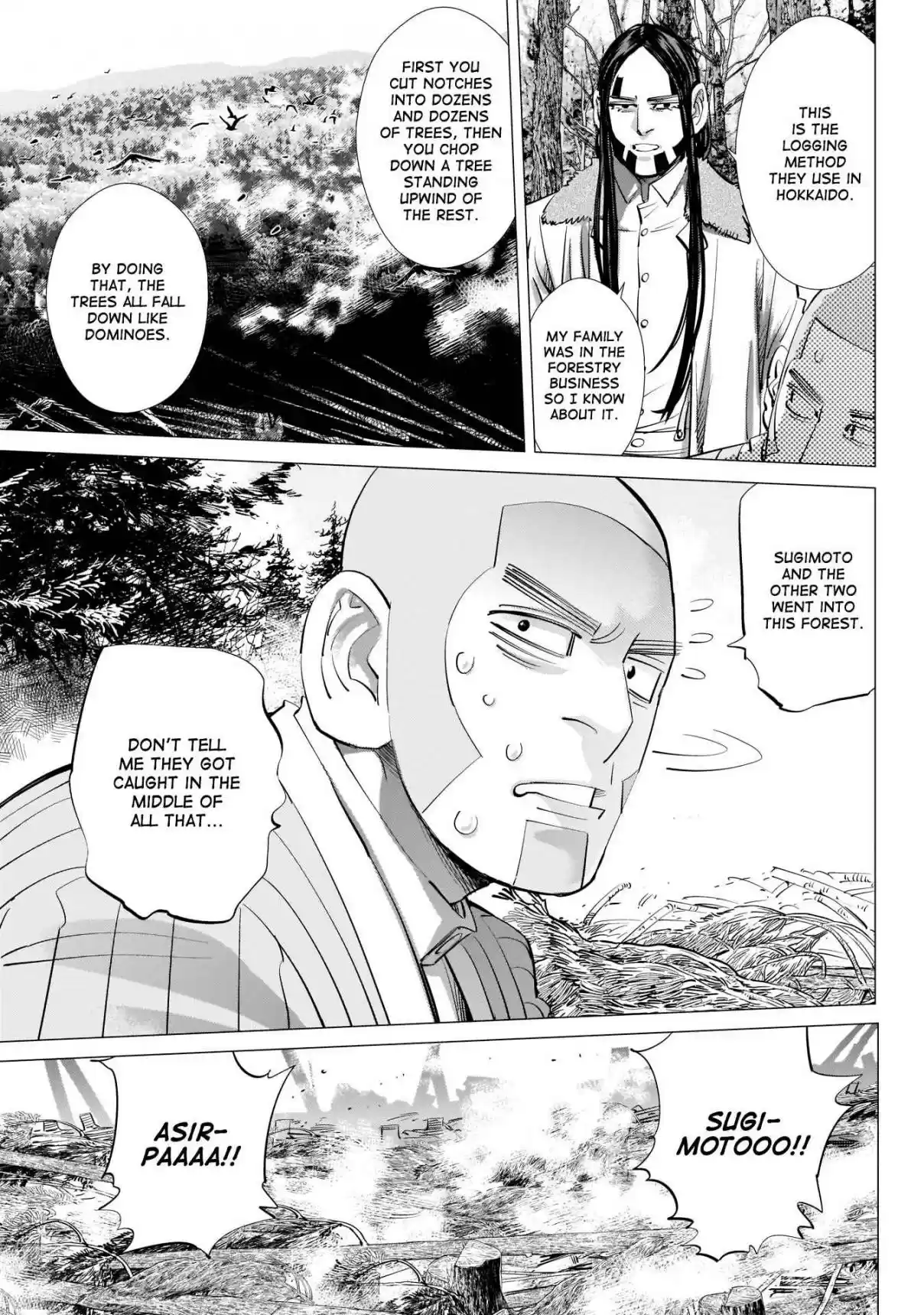 Golden Kamuy Ch. 242 Each in Turn