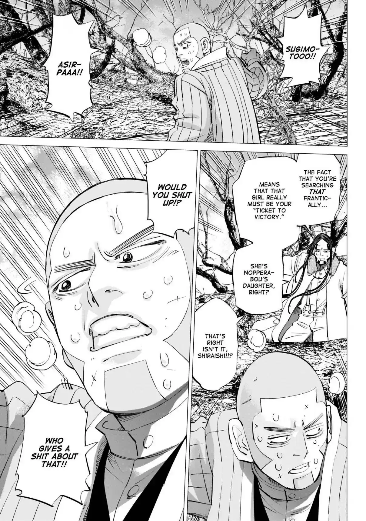 Golden Kamuy Ch. 242 Each in Turn
