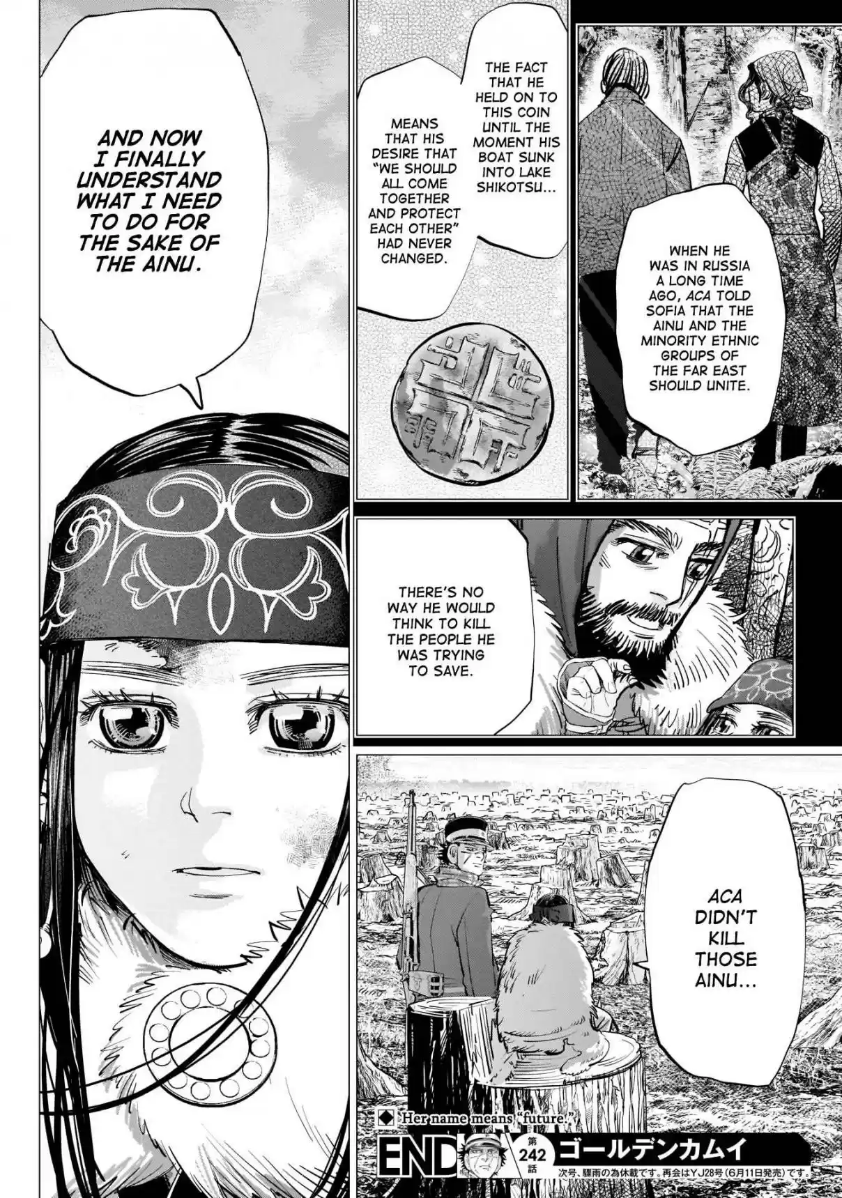 Golden Kamuy Ch. 242 Each in Turn