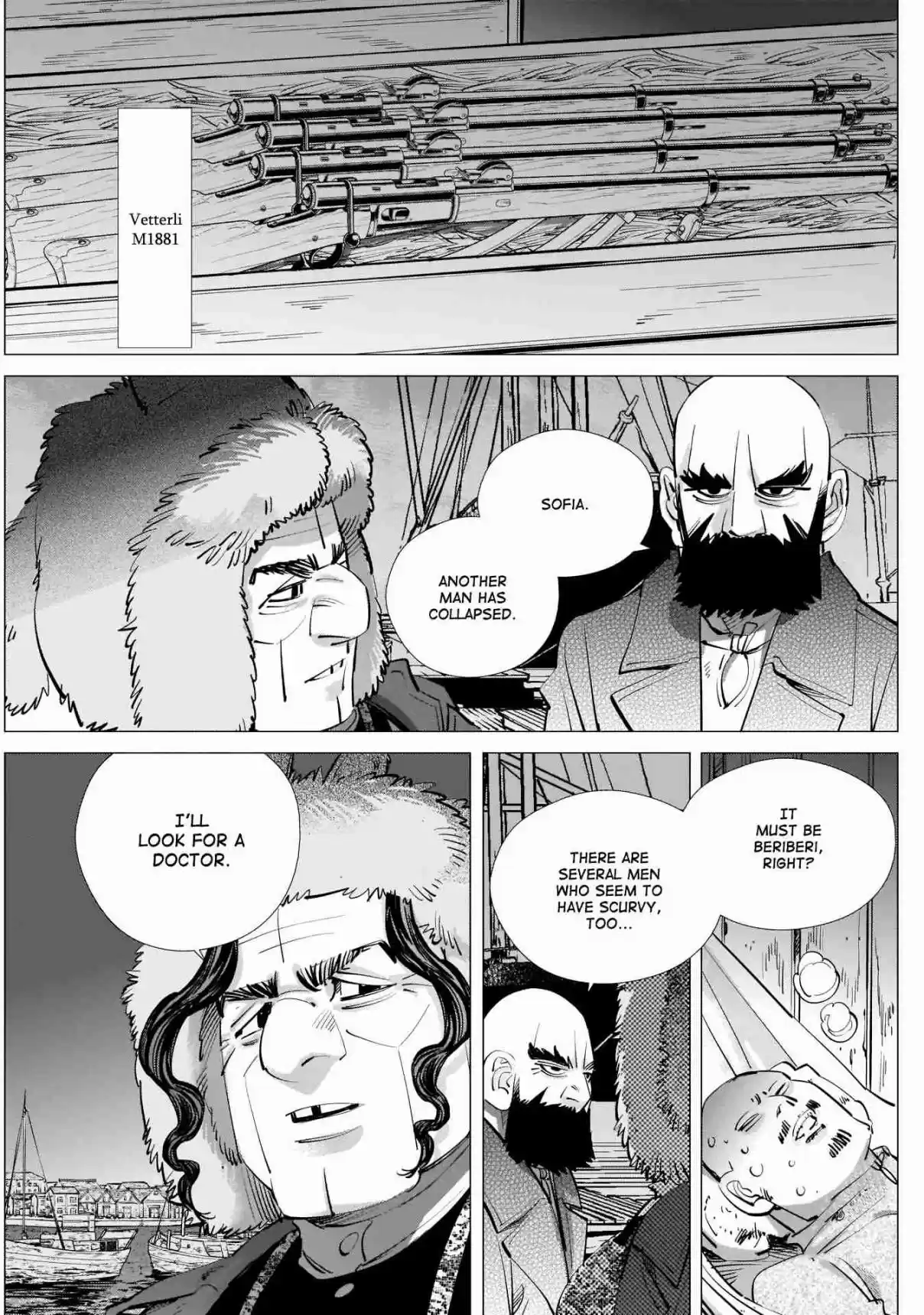 Golden Kamuy Ch. 244 Landing in Otaru