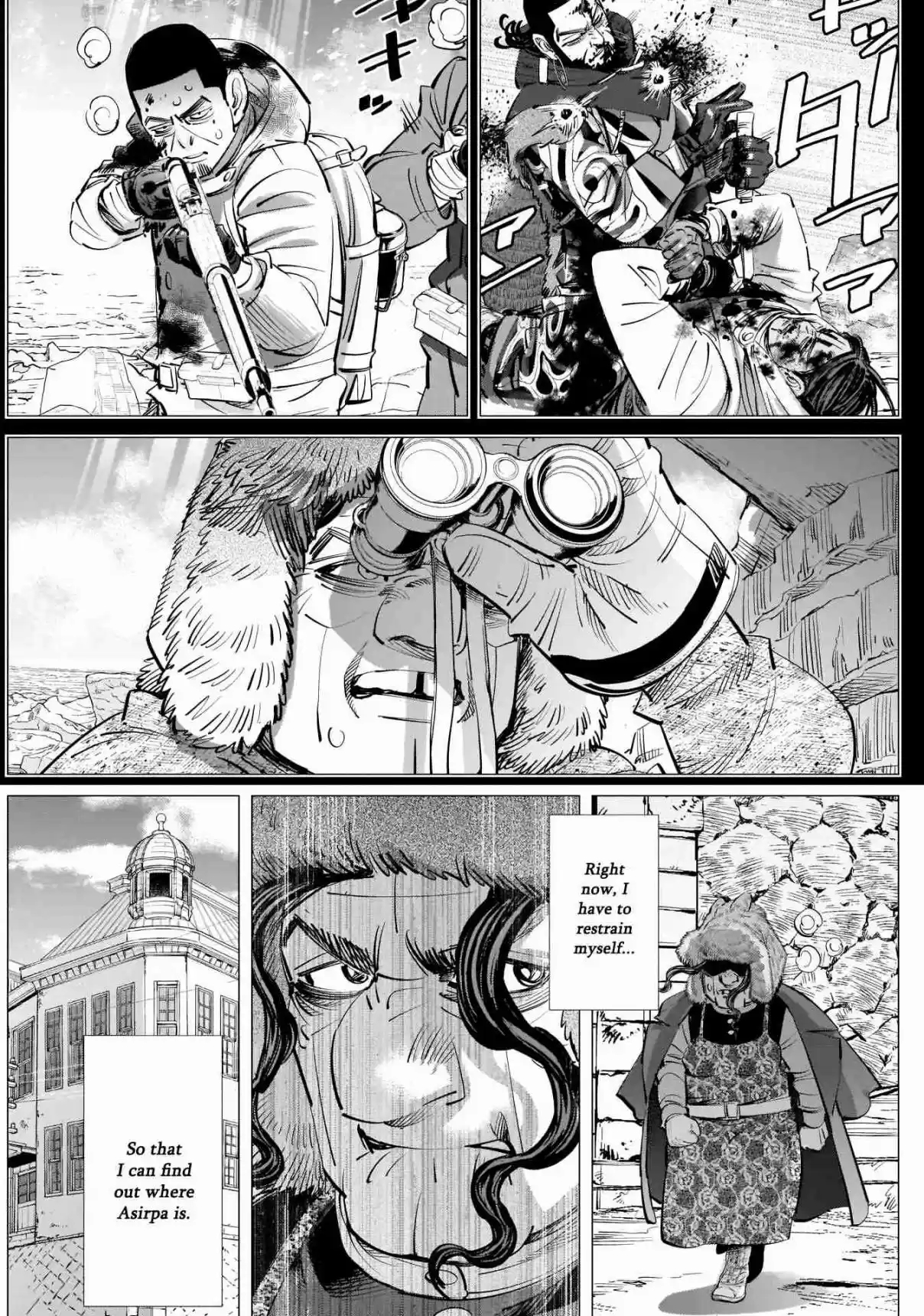 Golden Kamuy Ch. 244 Landing in Otaru