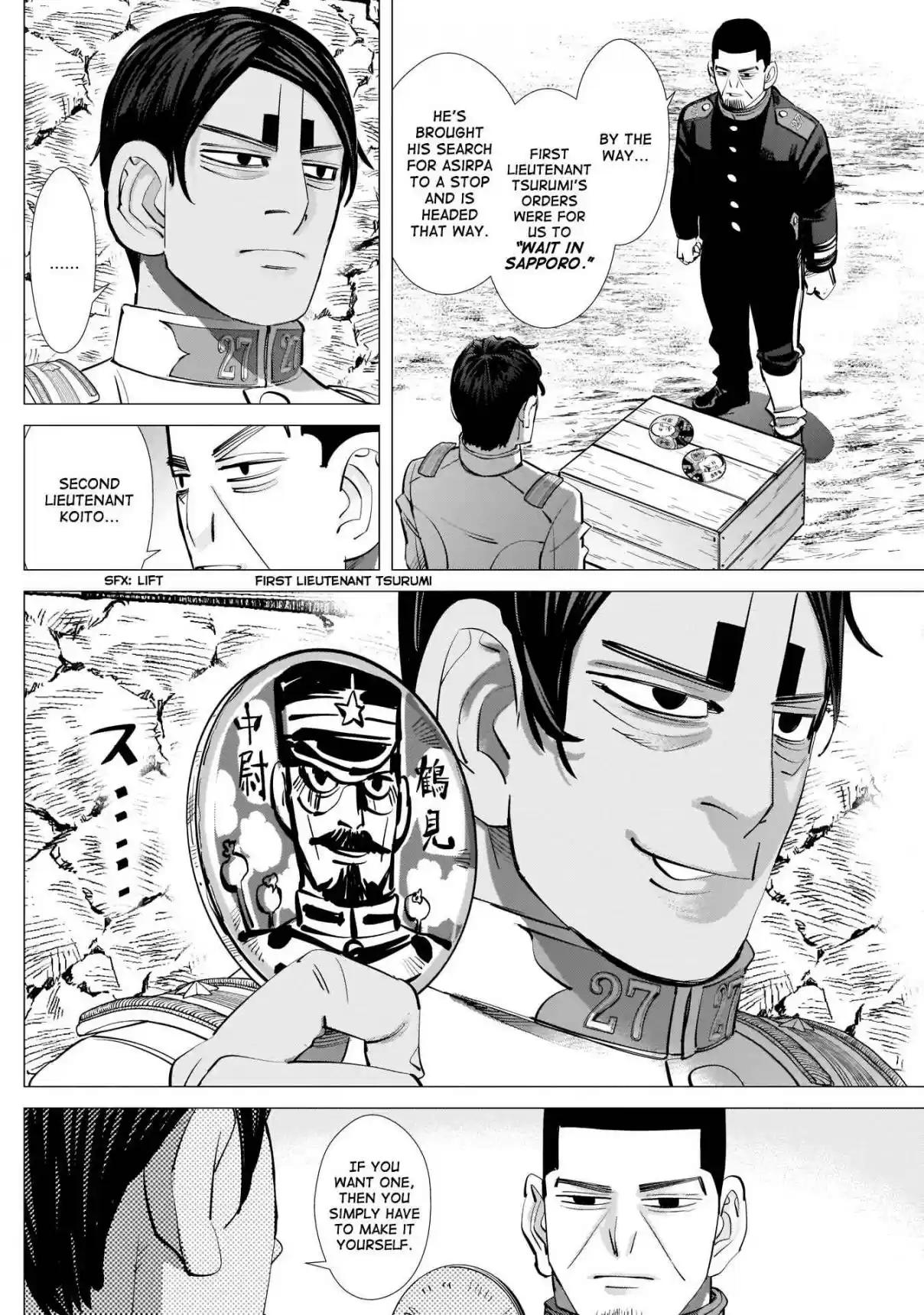 Golden Kamuy Ch. 244 Landing in Otaru