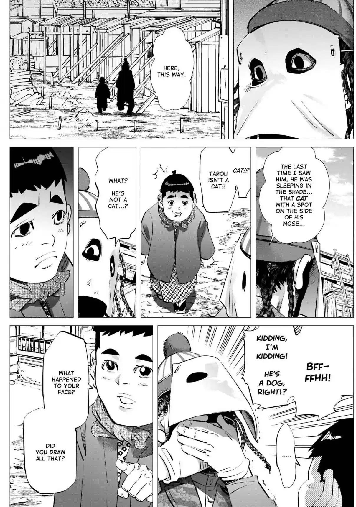 Golden Kamuy Ch. 244 Landing in Otaru