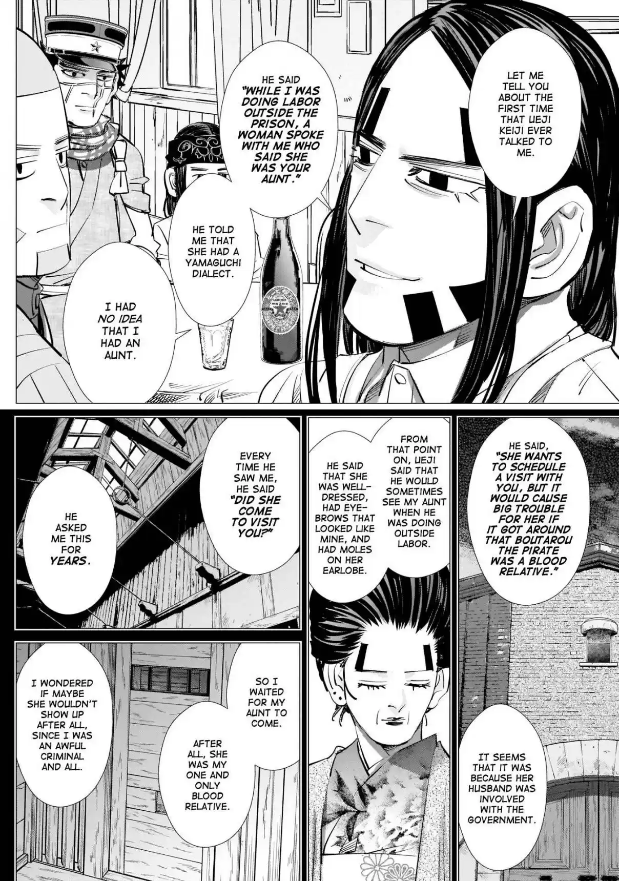 Golden Kamuy Ch. 244 Landing in Otaru