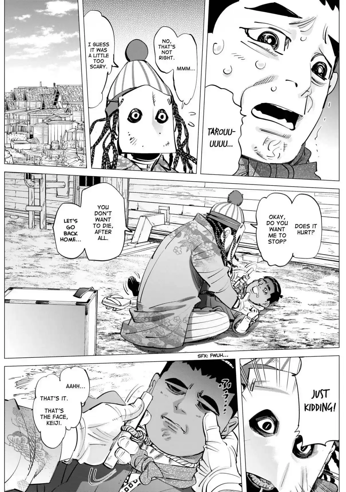 Golden Kamuy Ch. 244 Landing in Otaru