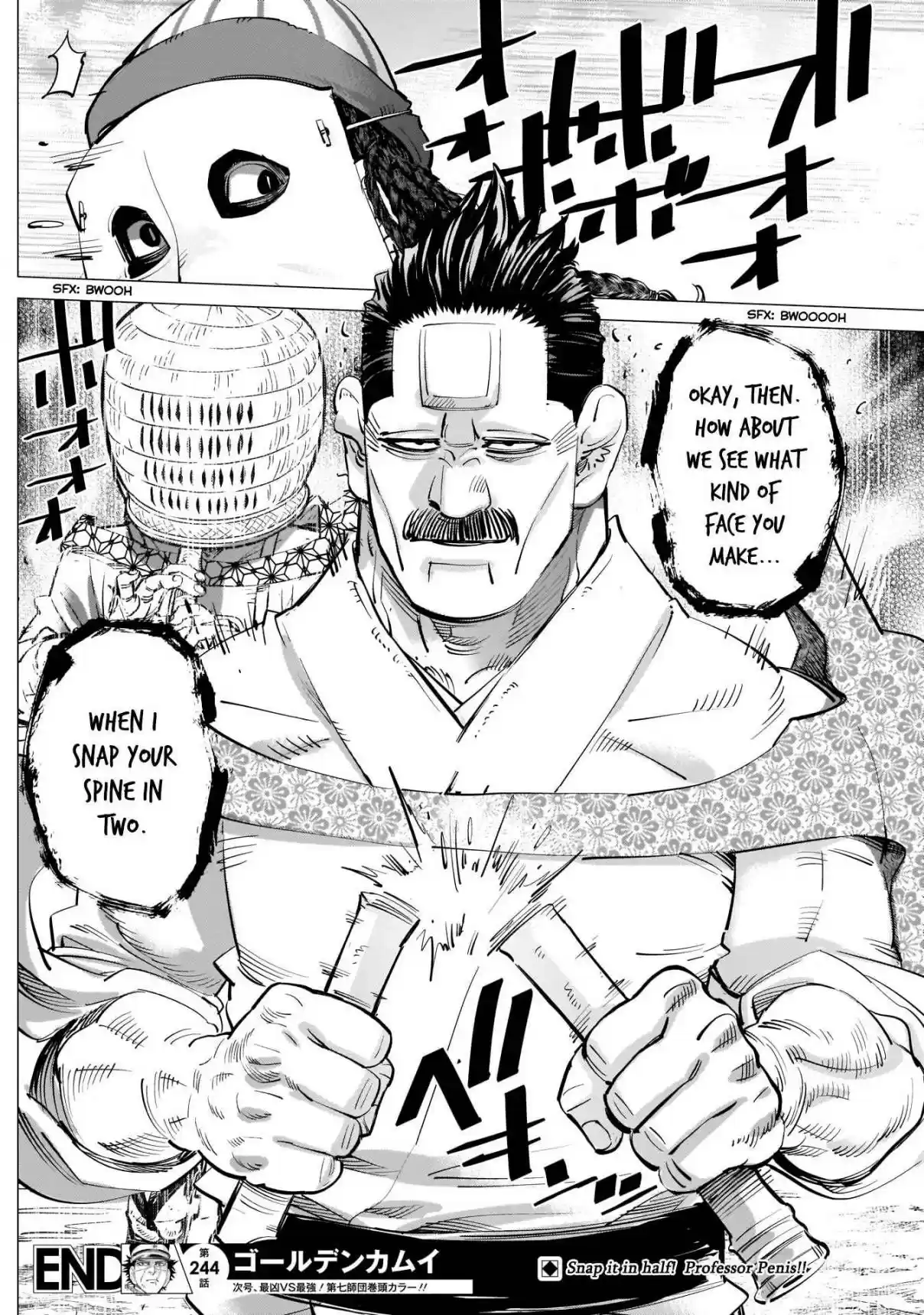 Golden Kamuy Ch. 244 Landing in Otaru