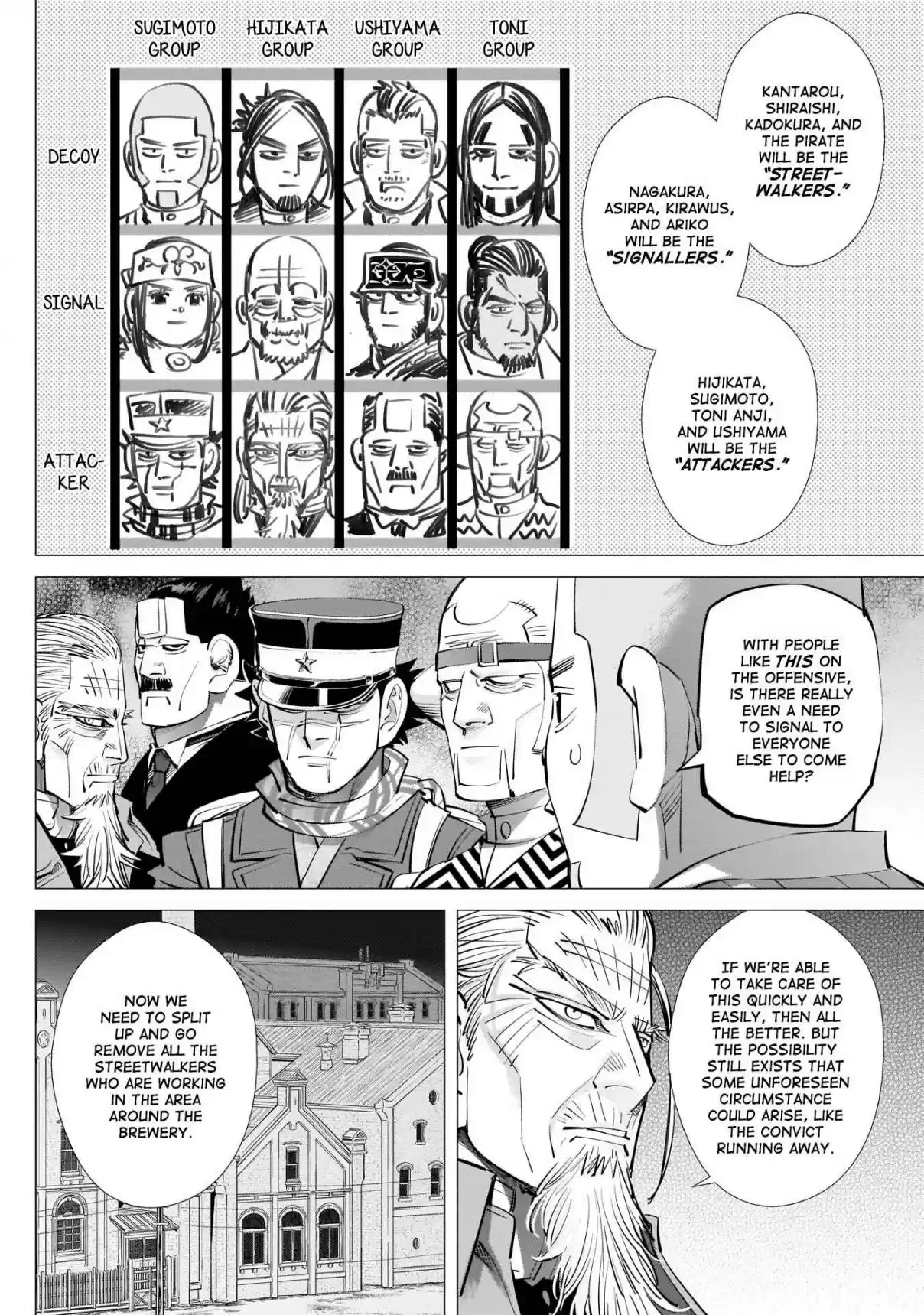 Golden Kamuy Ch. 249 Various Dreams