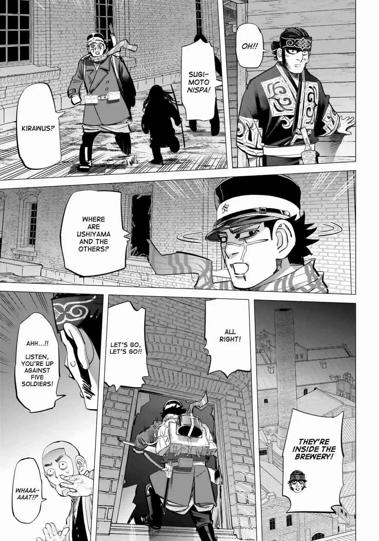 Golden Kamuy Ch. 251 Sapporo Brewery