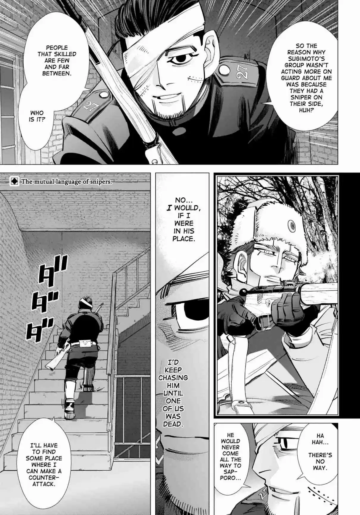 Golden Kamuy Ch. 254 Cornered Rat