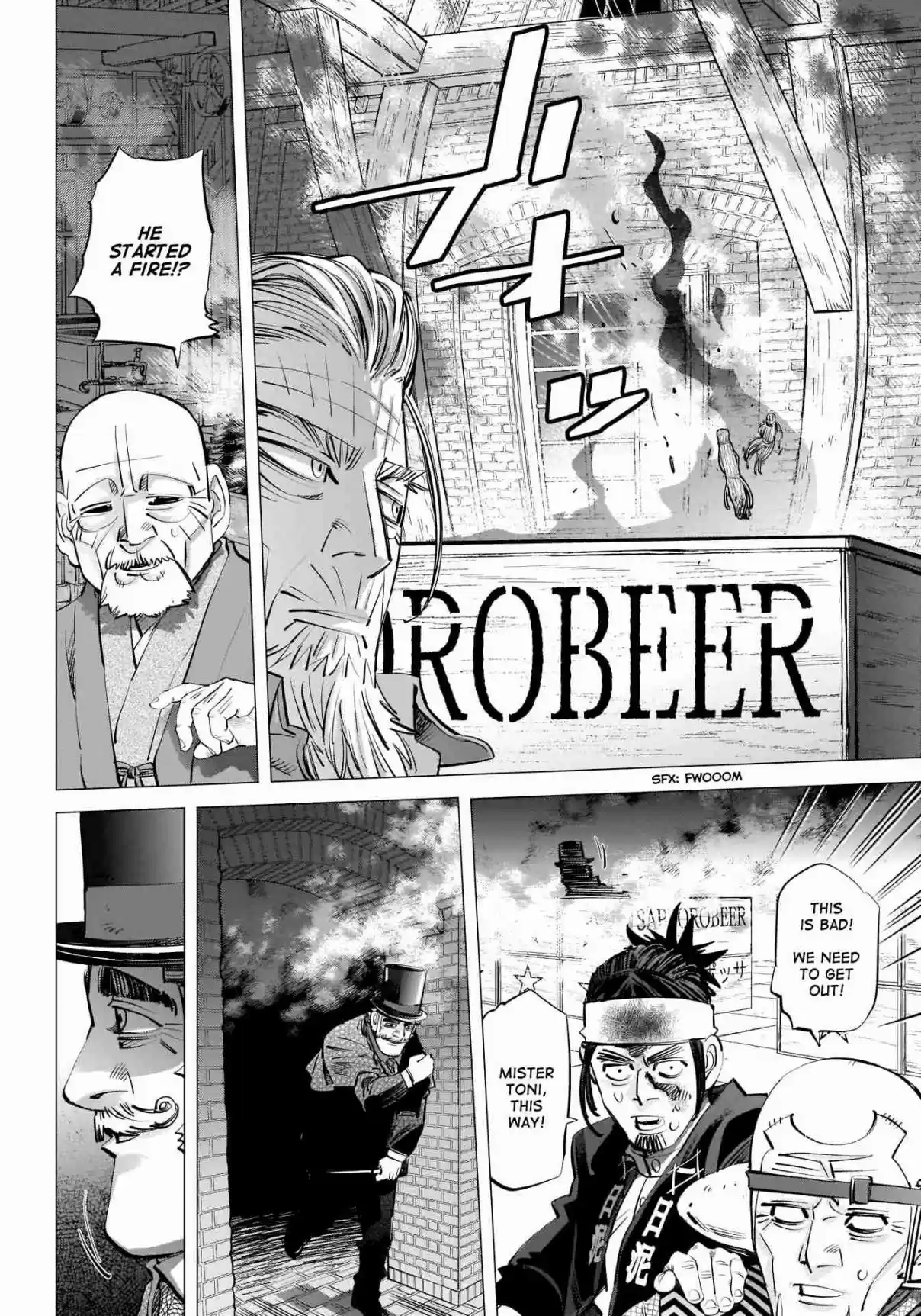 Golden Kamuy Ch. 254 Cornered Rat