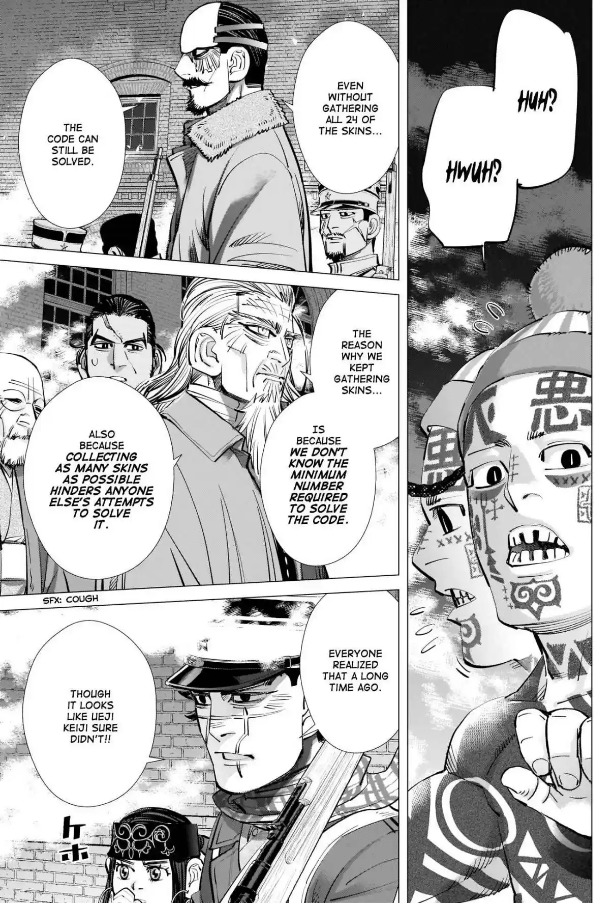 Golden Kamuy Ch. 257 Disappointed Face