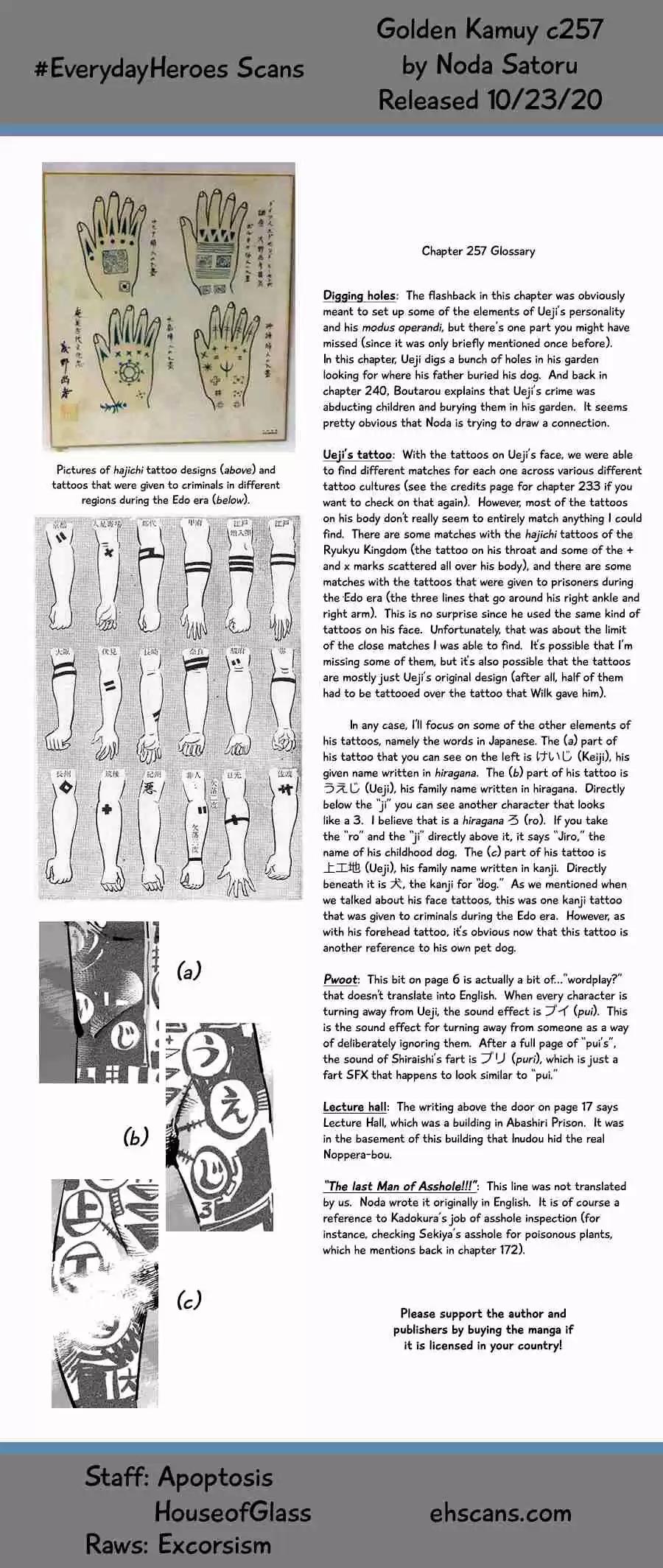 Golden Kamuy Ch. 257 Disappointed Face