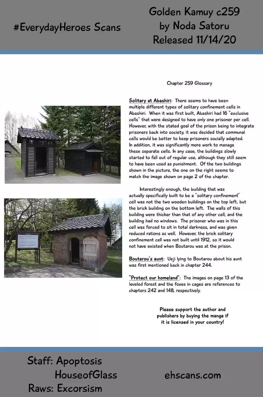 Golden Kamuy Ch. 259 Making a Homeland