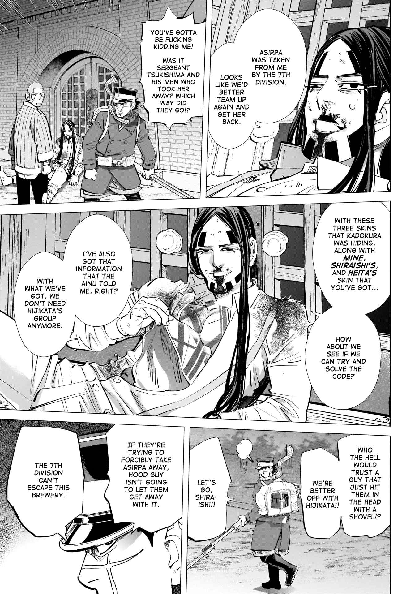 Golden Kamuy Ch. 261 Fire Brigade