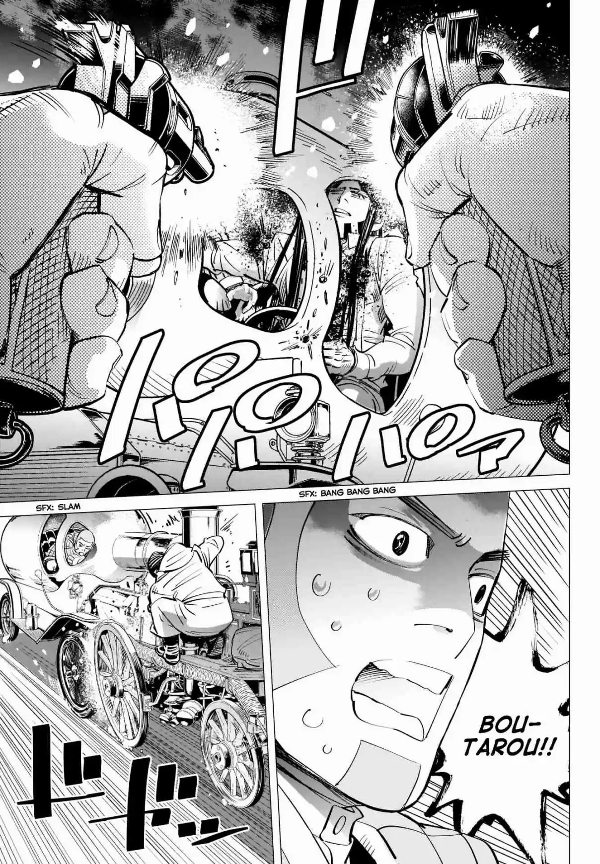 Golden Kamuy Ch. 262 The Sapporo Beer Car Chase