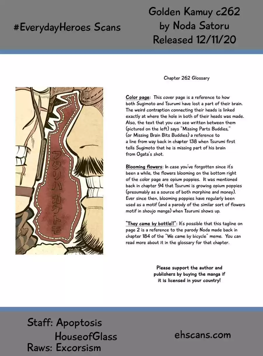 Golden Kamuy Ch. 262 The Sapporo Beer Car Chase