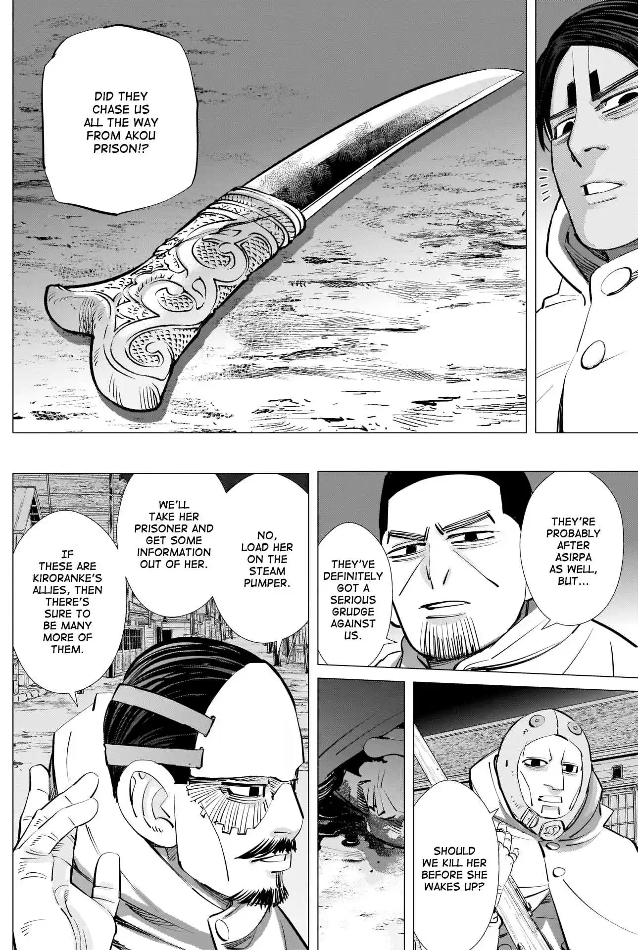 Golden Kamuy Ch. 264 The Woman He Saw at the Hospital in Otaru